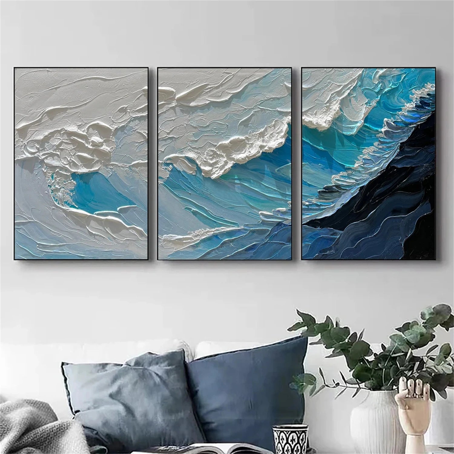 Minimalist Sea & Sky Art  Set of 3#MS077