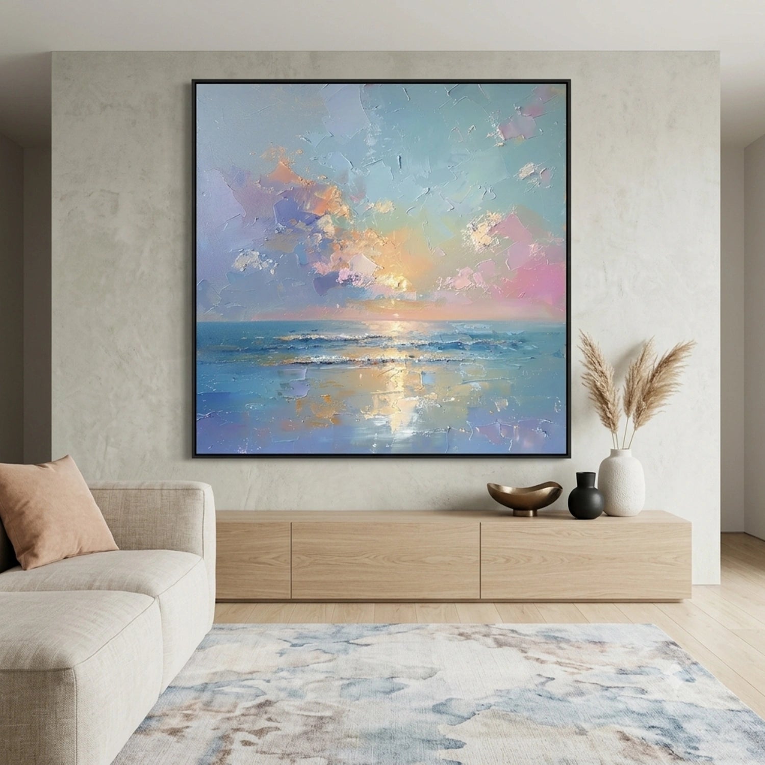 Sea & Sky Abstract Wall Art #MS320