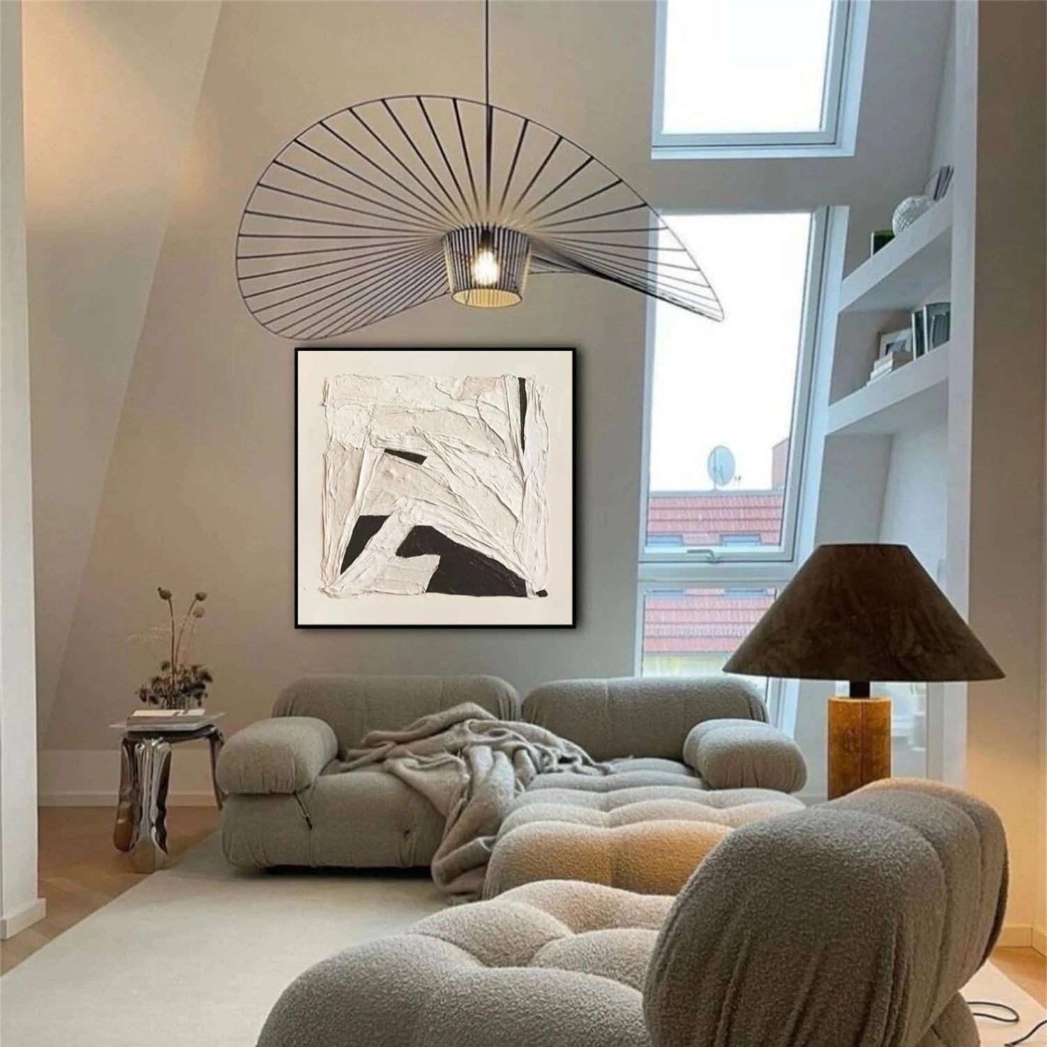 Wabi Sabi Textured Canvas Art #WS718