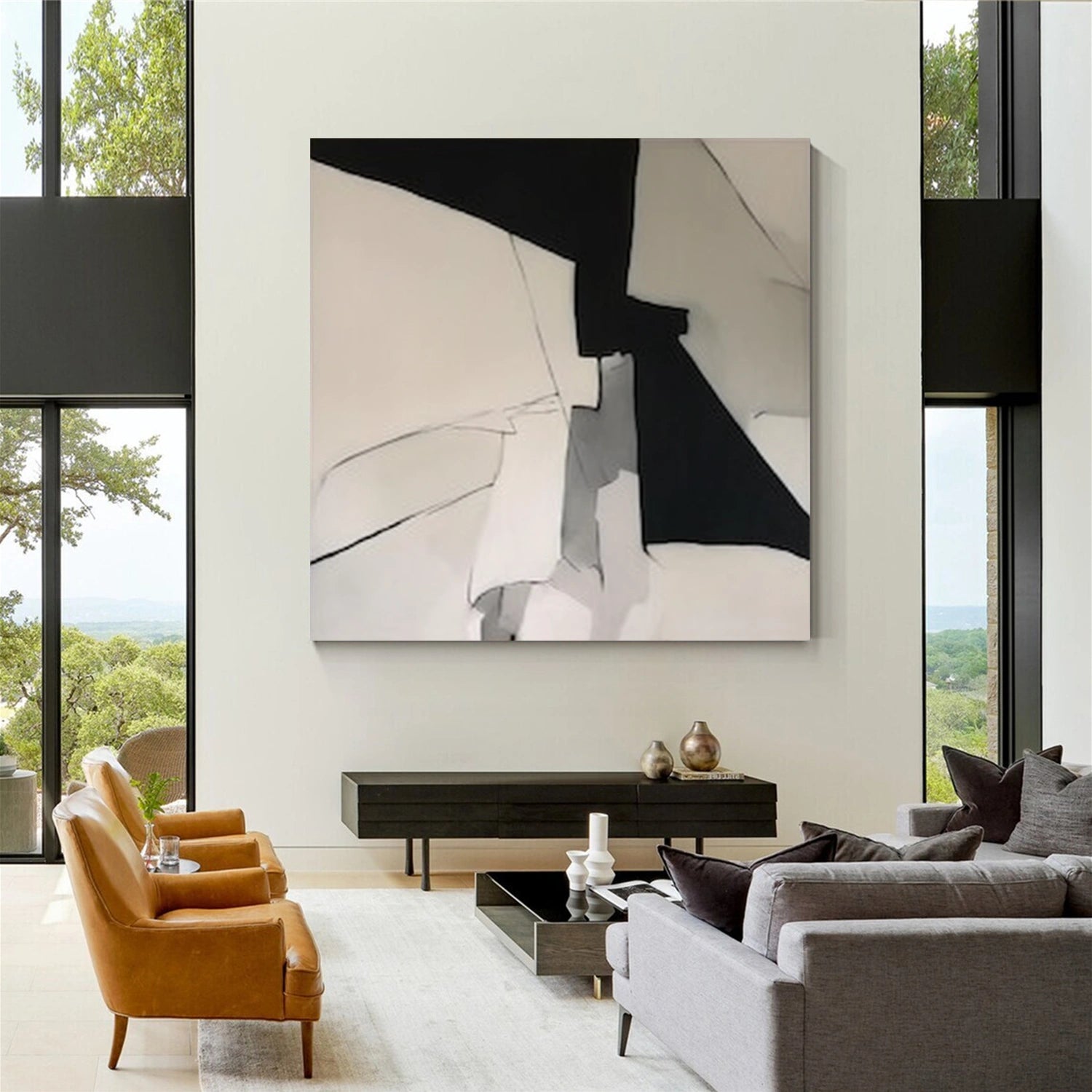 Abstract Canvas Art #WS673