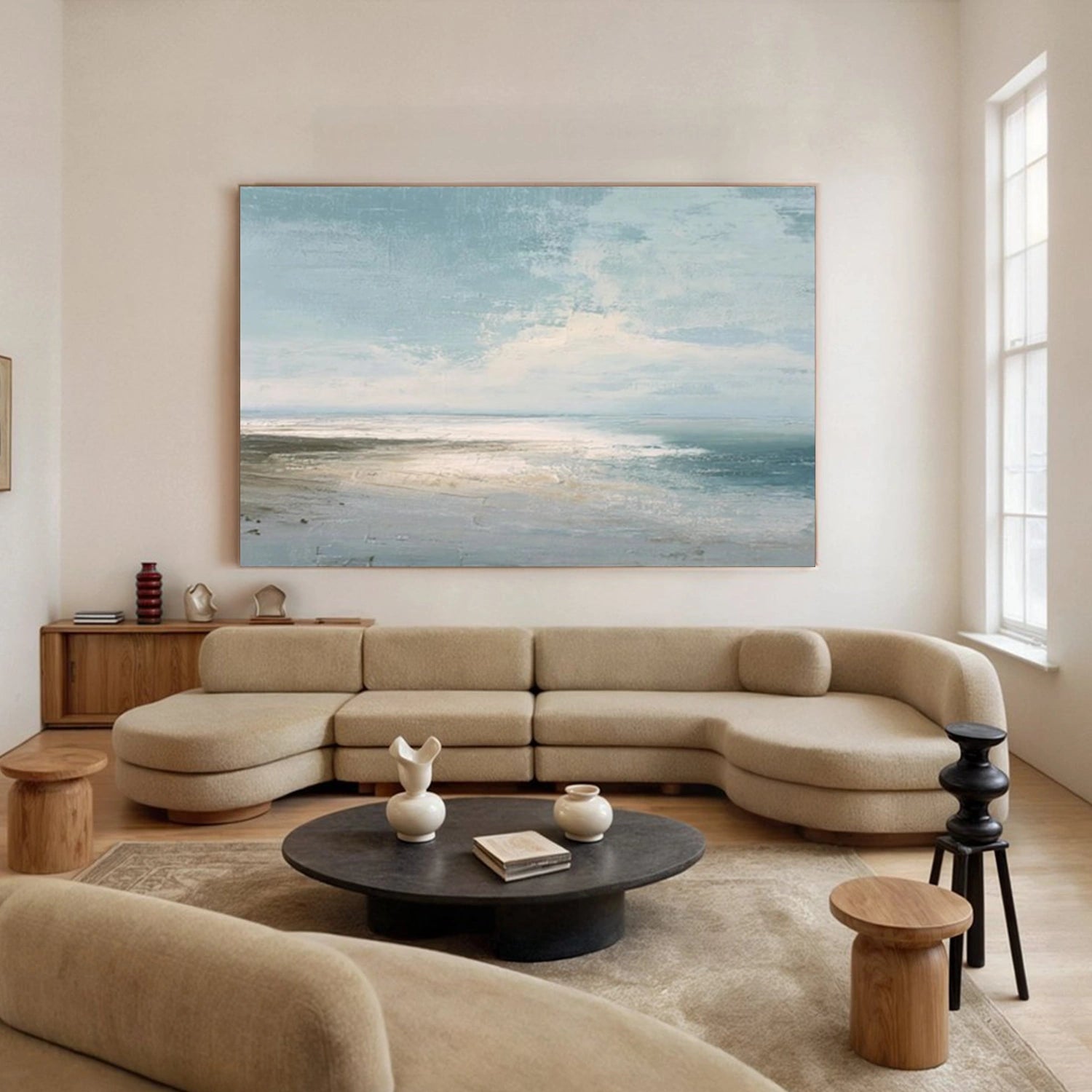 Sea & Sky Abstract Wall Art #MS212