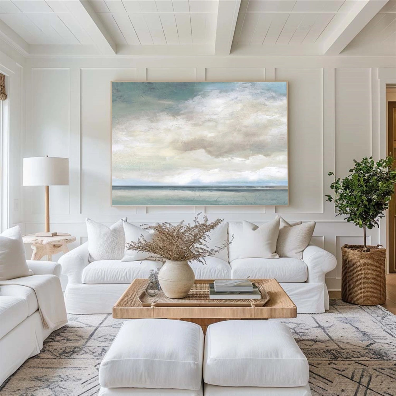 Sea & Sky Abstract Wall Art #MS192