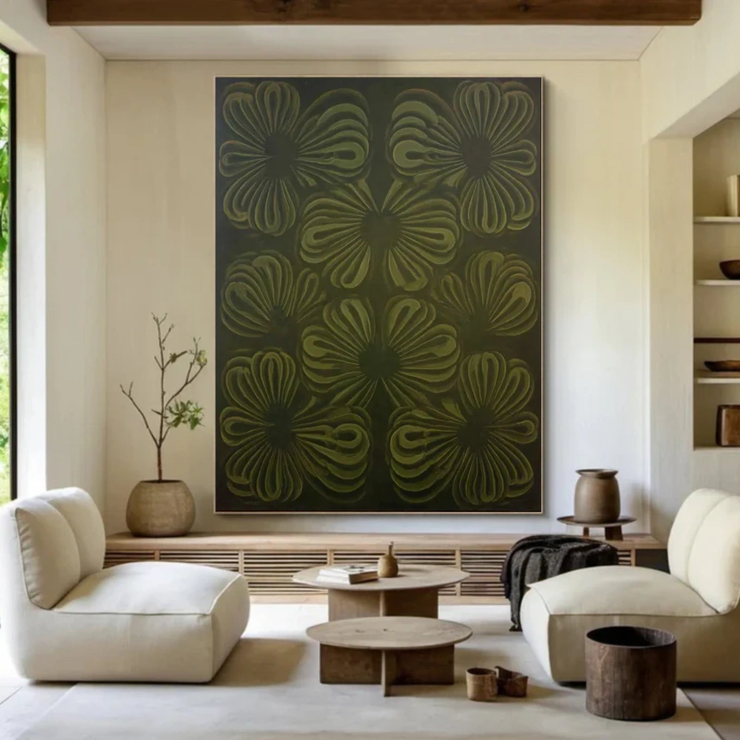 Flower & Tree Abstract Wall Art #ML196