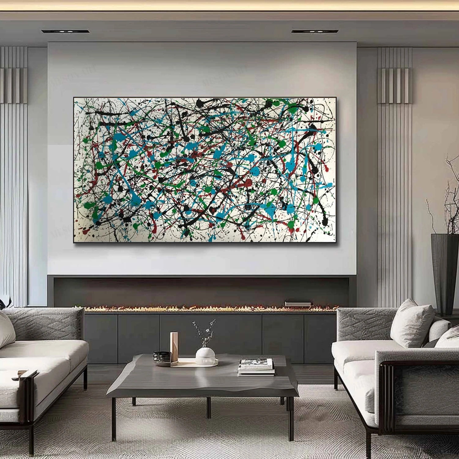Pollock Art #JA009