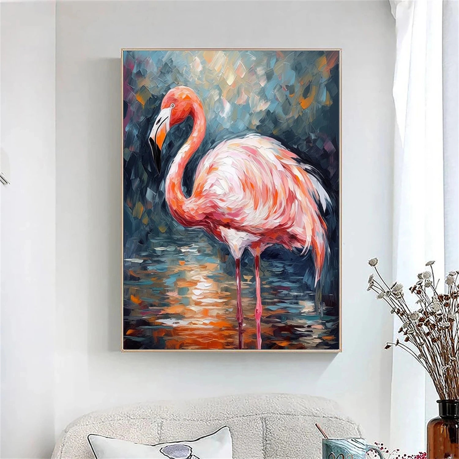 Colorful Abstract Animal Wall Art #AL079