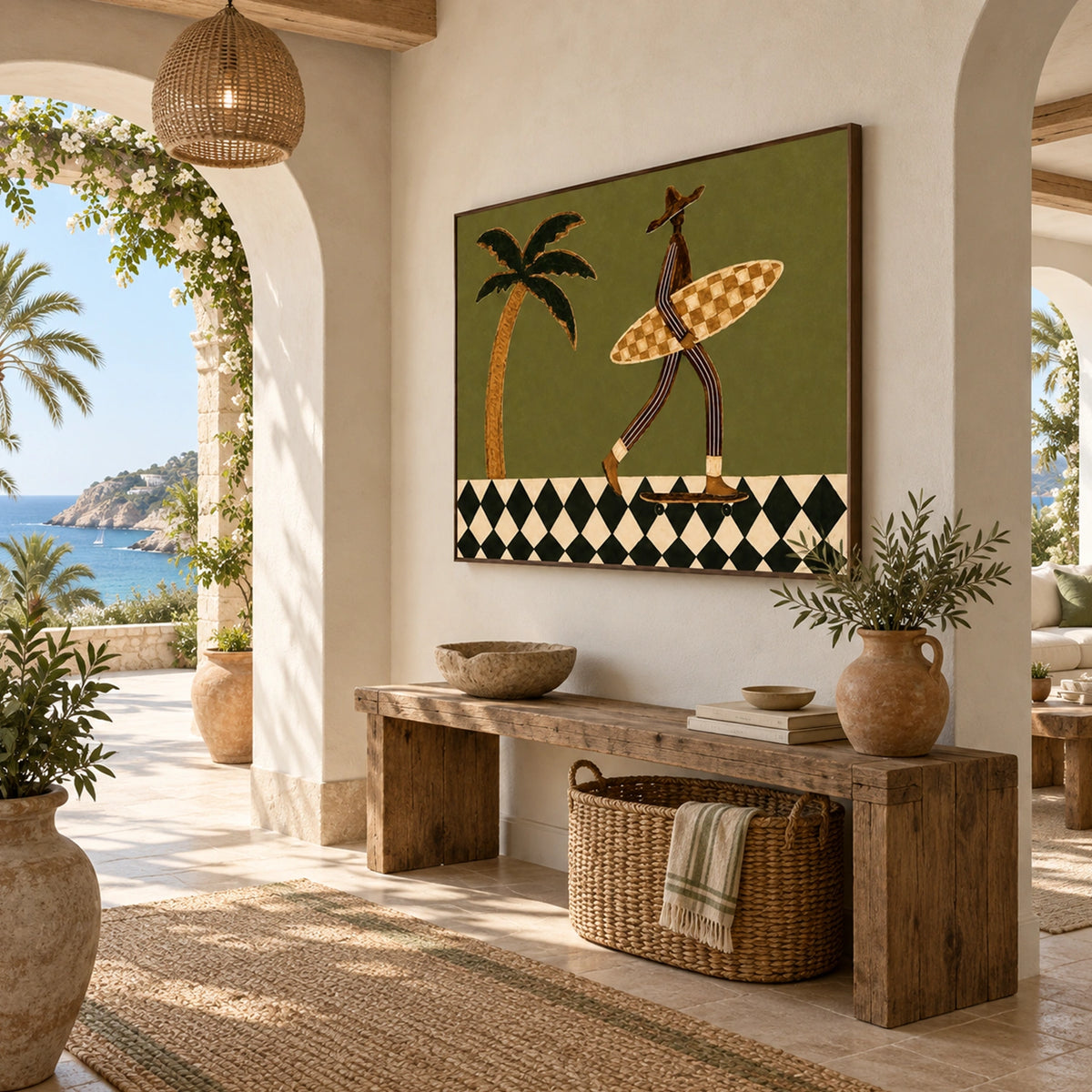 Abstract Portrait Wall Art #AP148