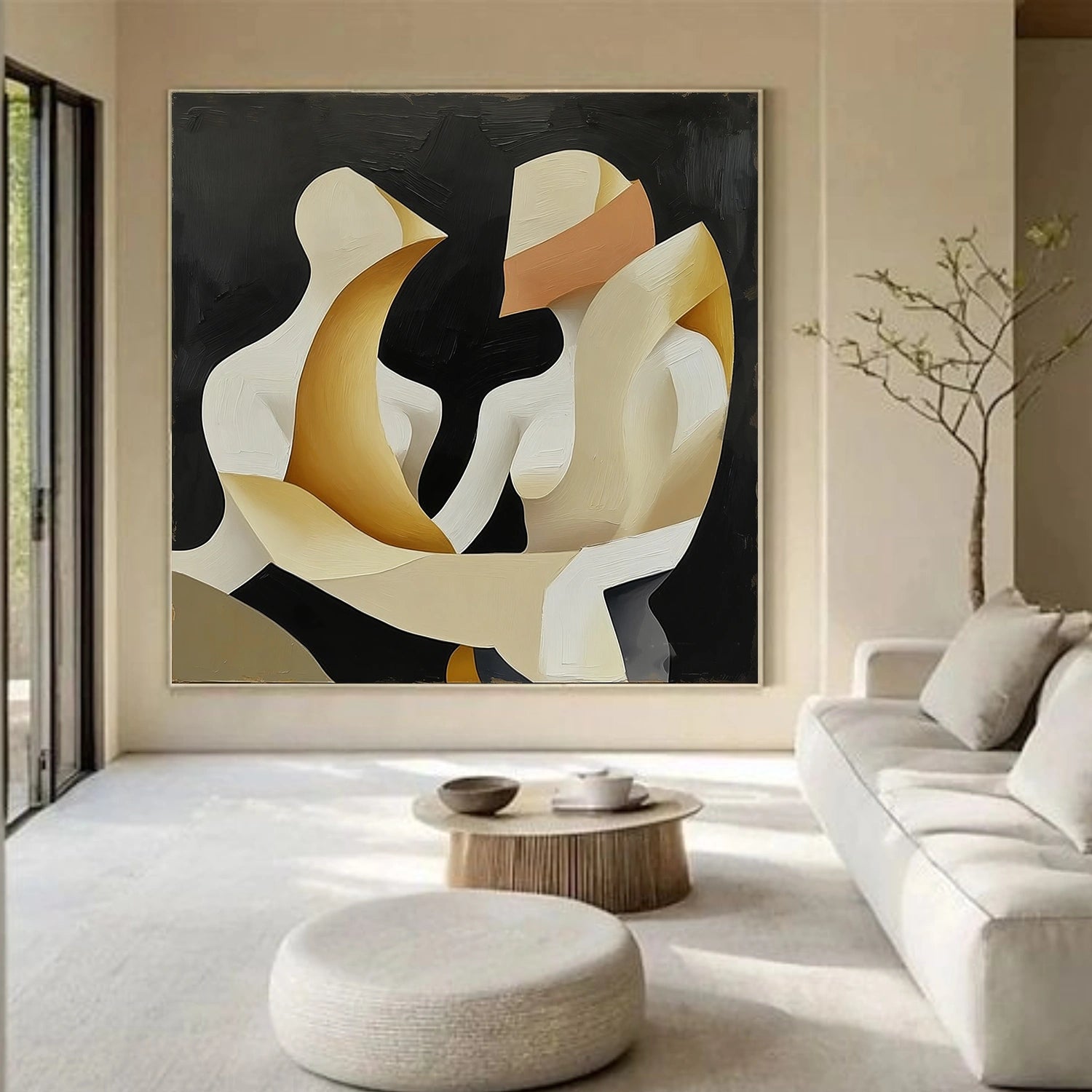 Abstract Portrait Wall Art #AP079