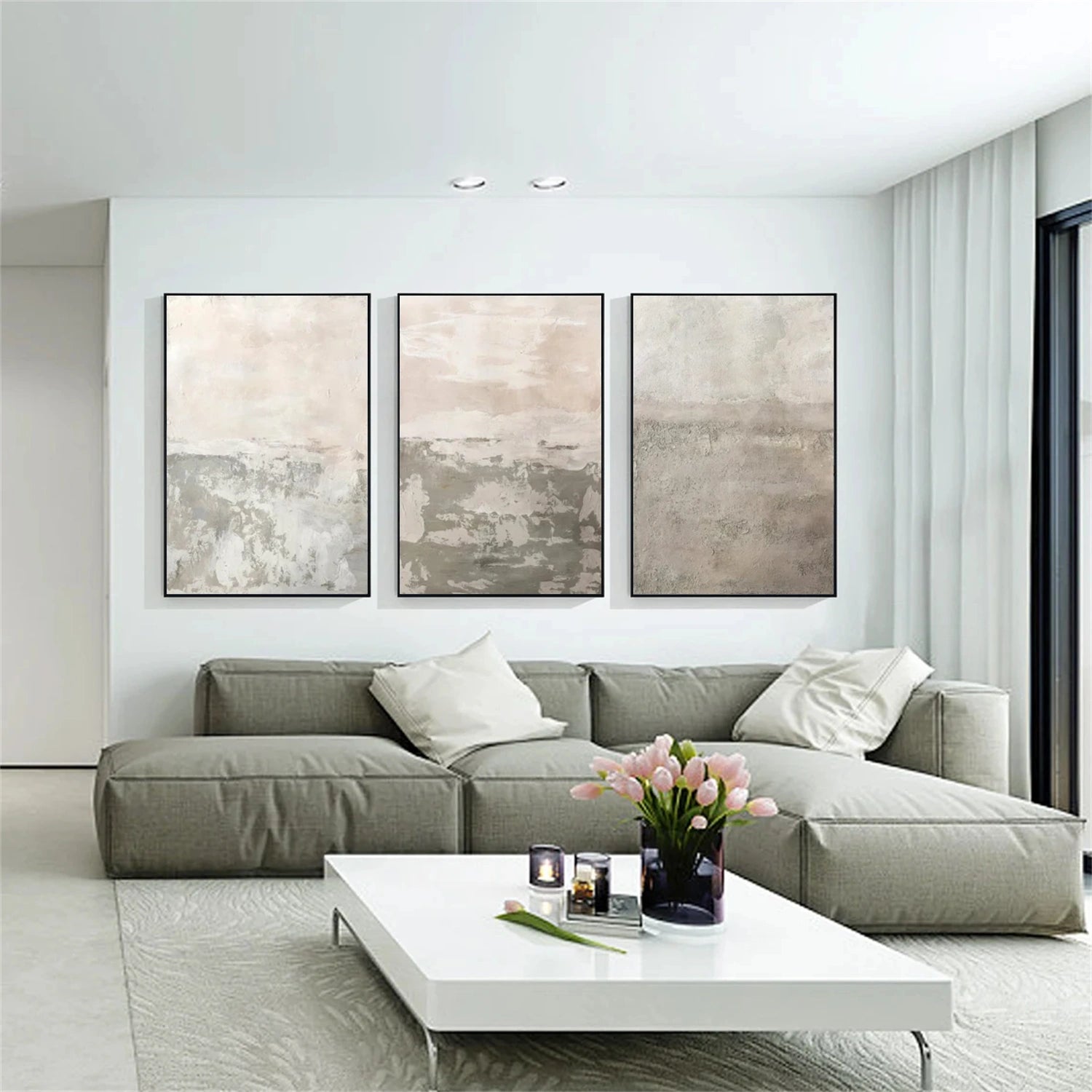 Wabi Sabi Canvas Art Set of 3 #WS889