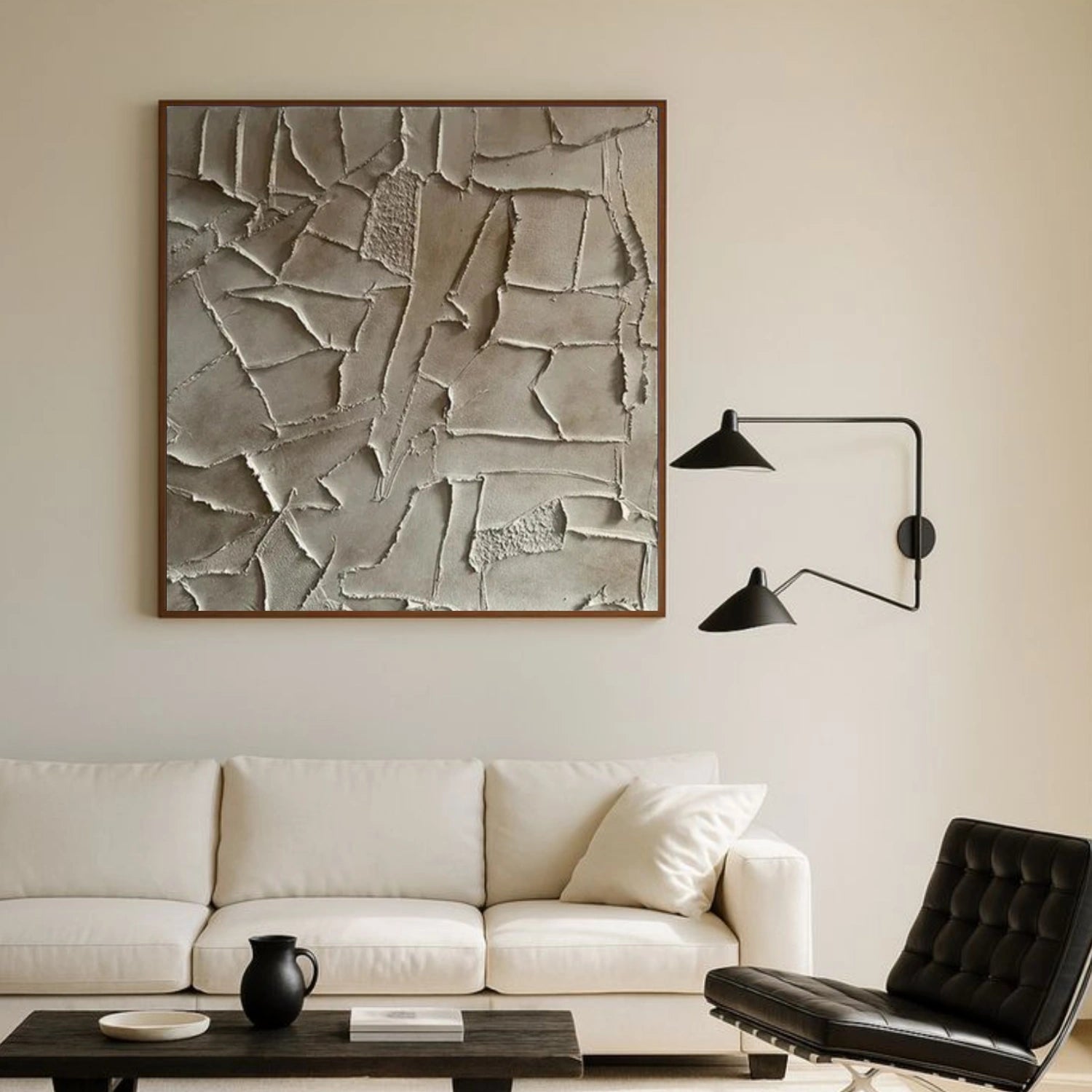 Abstract Textured Canvas Art #WS1001