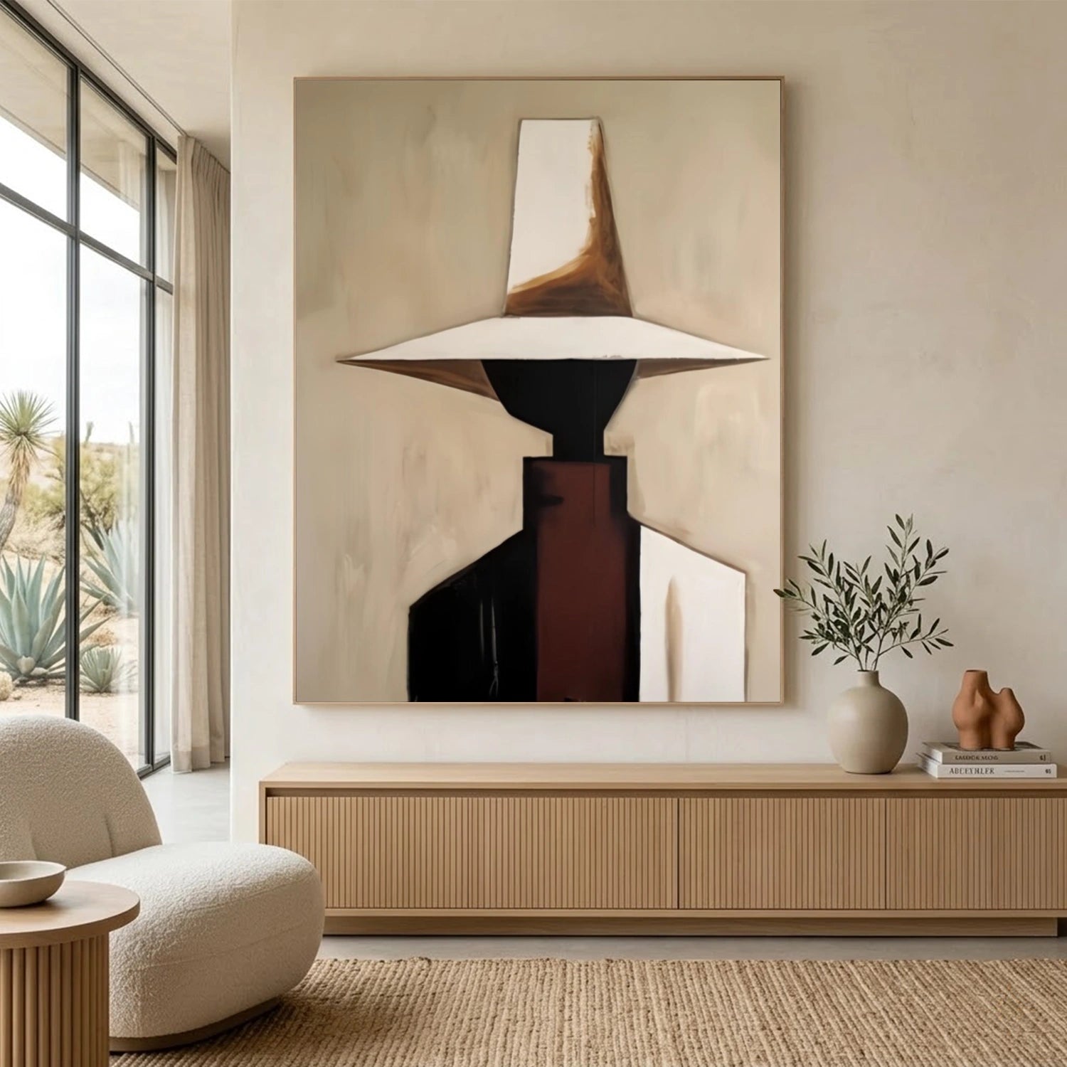 Abstract Portrait Wall Art #AP135