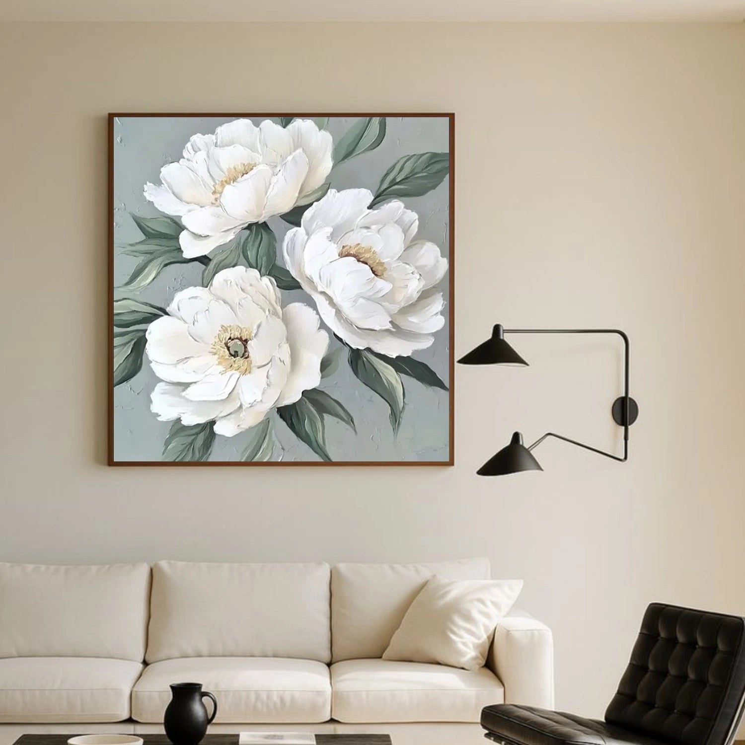 Flower & Tree Abstract Textured Wall Art #ML236