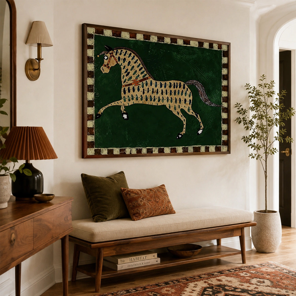 Abstract Animal Horse Wall Art #AL223