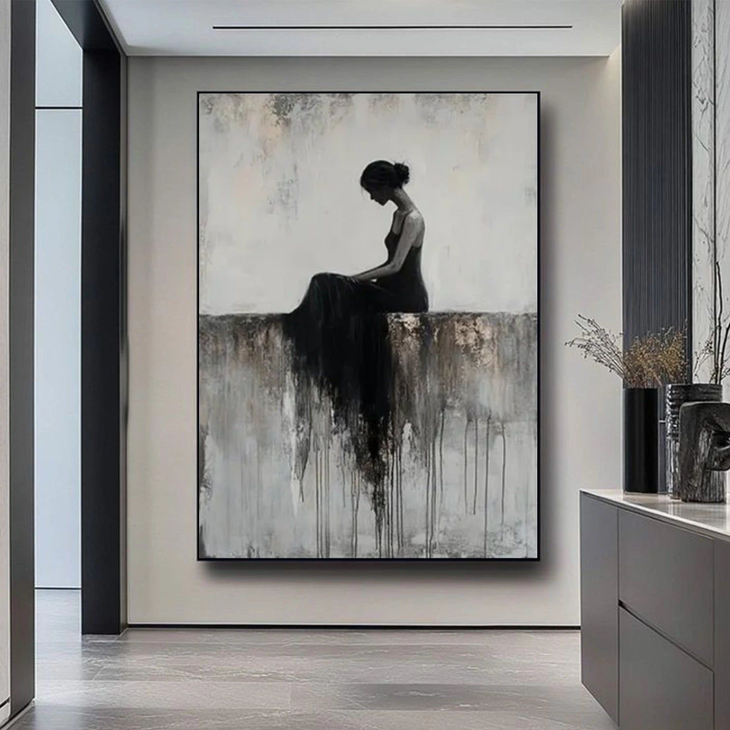 Abstract Portrait Wall Art #AP114