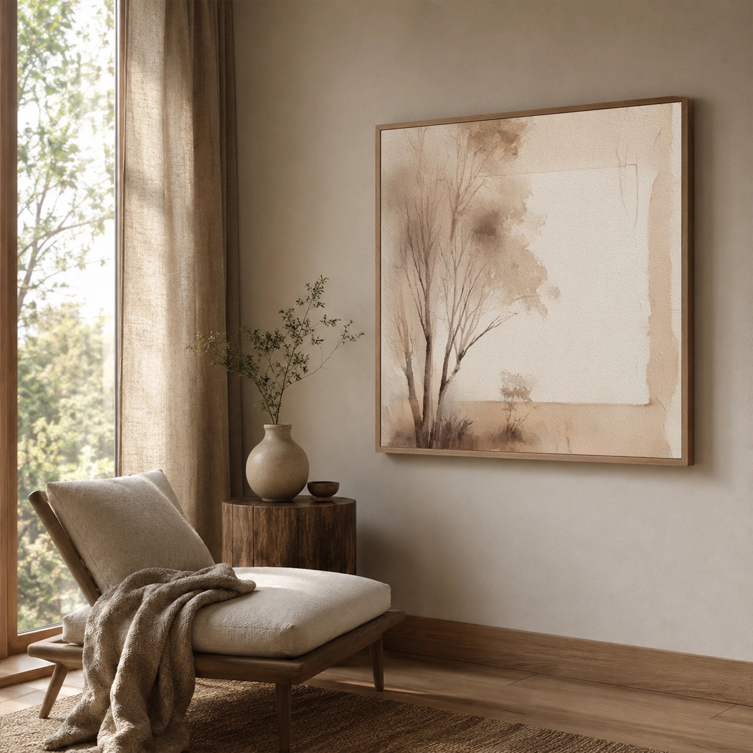 Flower & Tree Abstract Wall Art #ML263