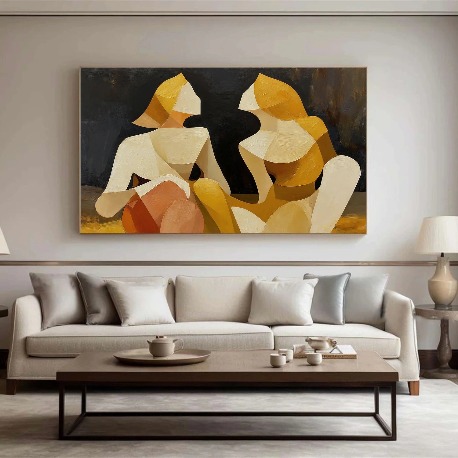 Abstract Portrait Wall Art #AP077