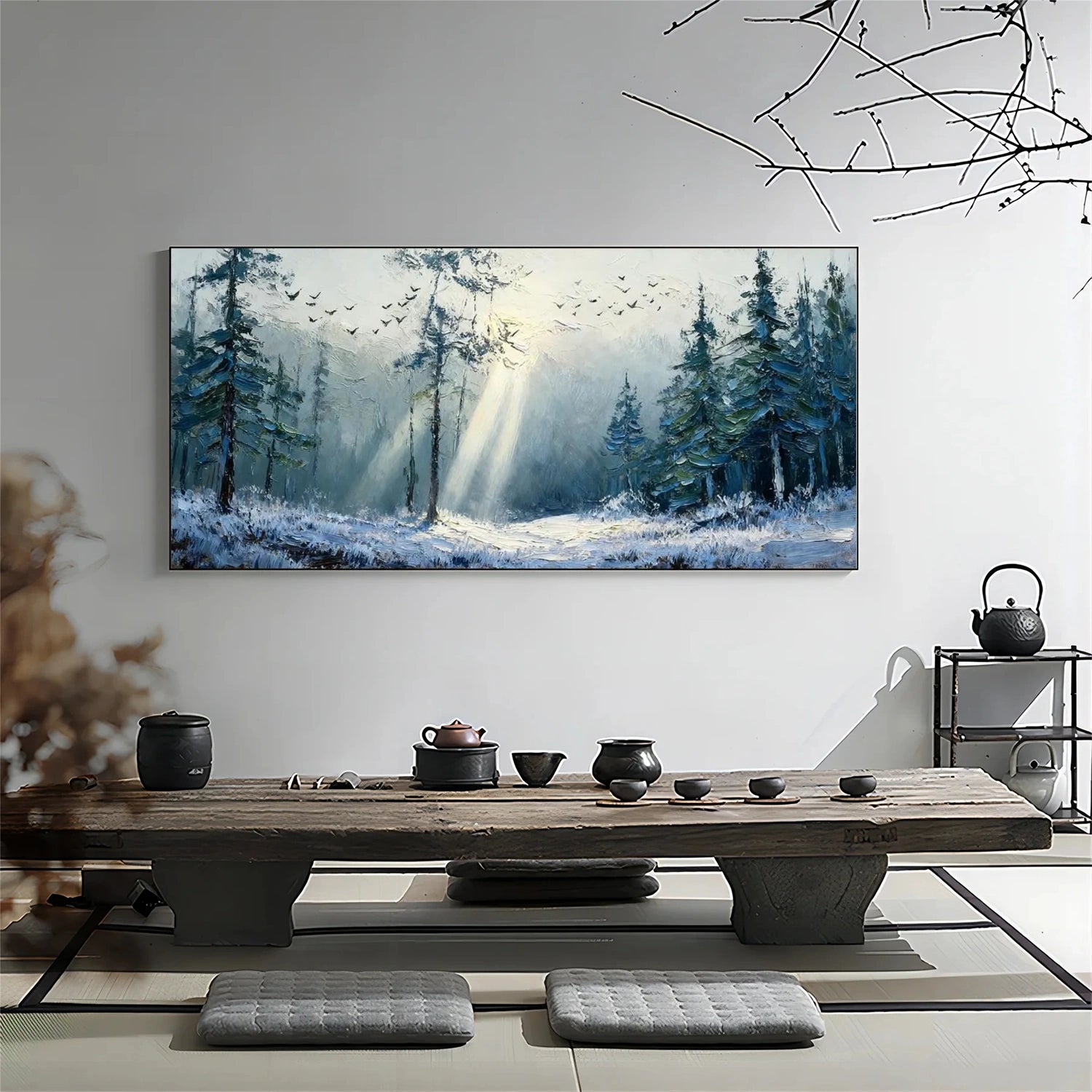 Flower & Tree Abstract Wall Art #ML180