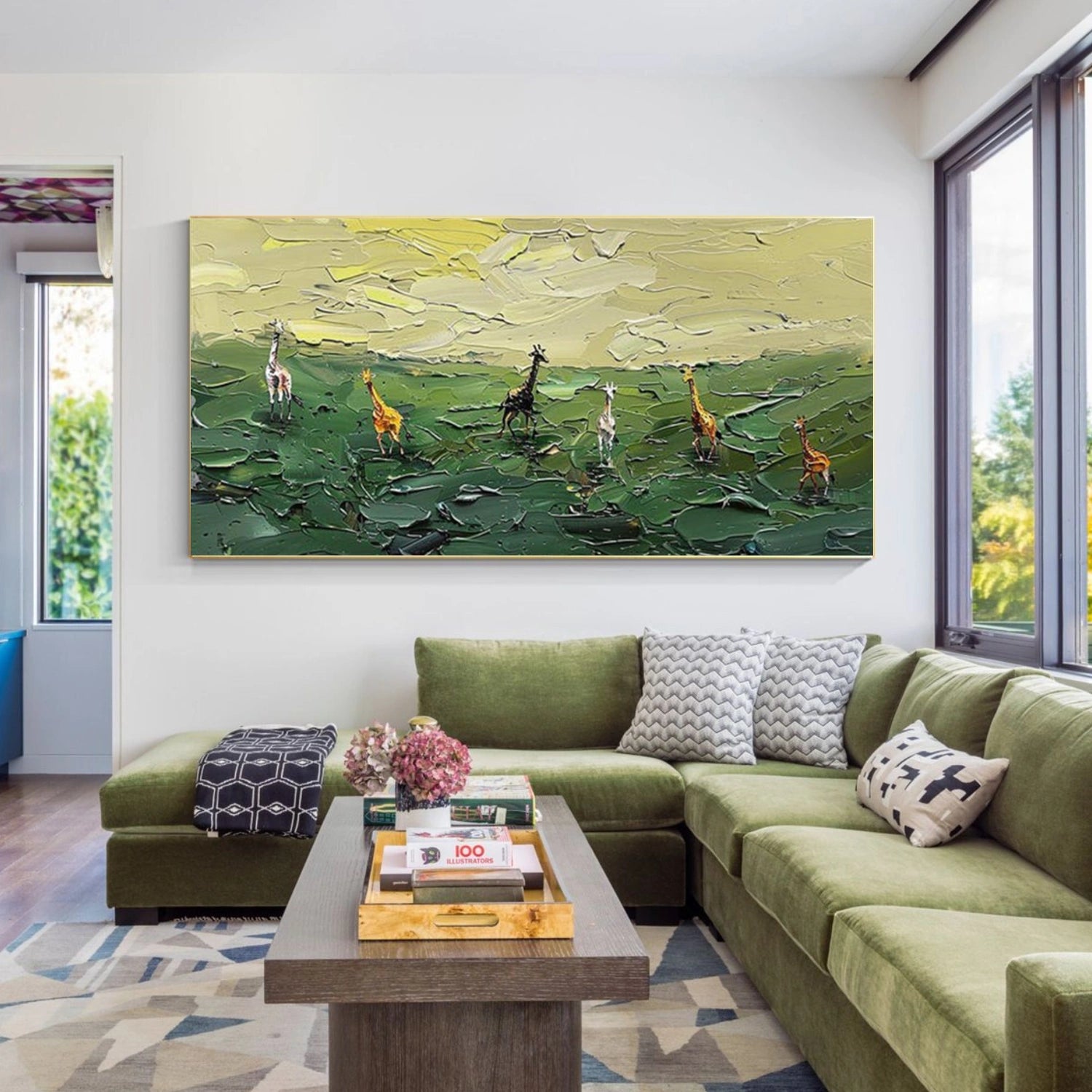 Abstract Animal Wall Art #AL180