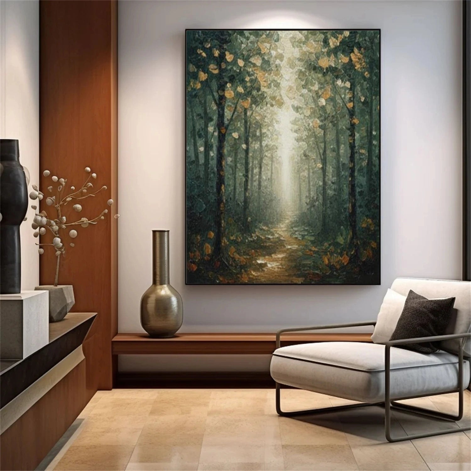 Flower & Tree Abstract Wall Art #ML245