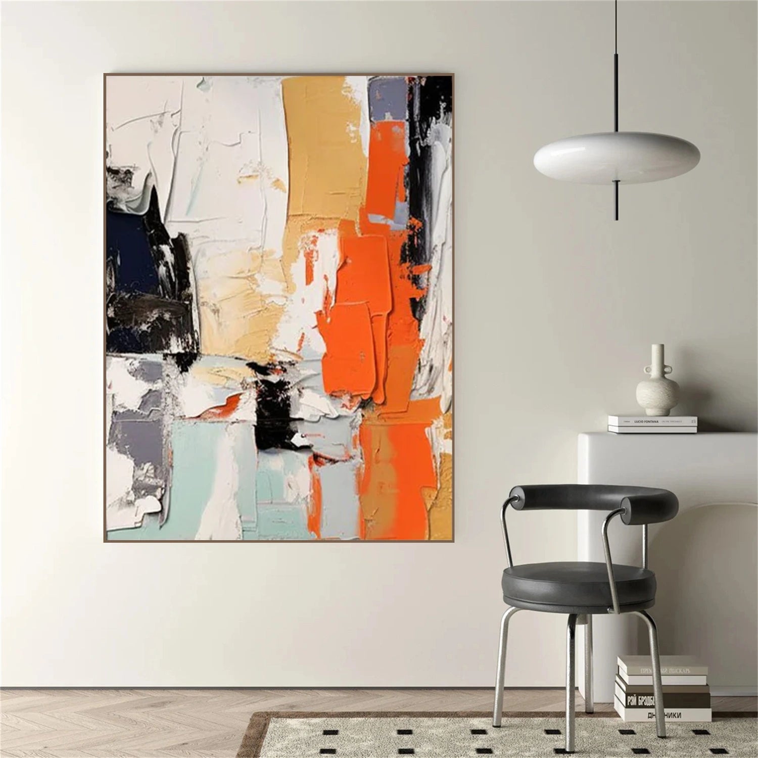 Abstract Textured Canvas Art #WS742