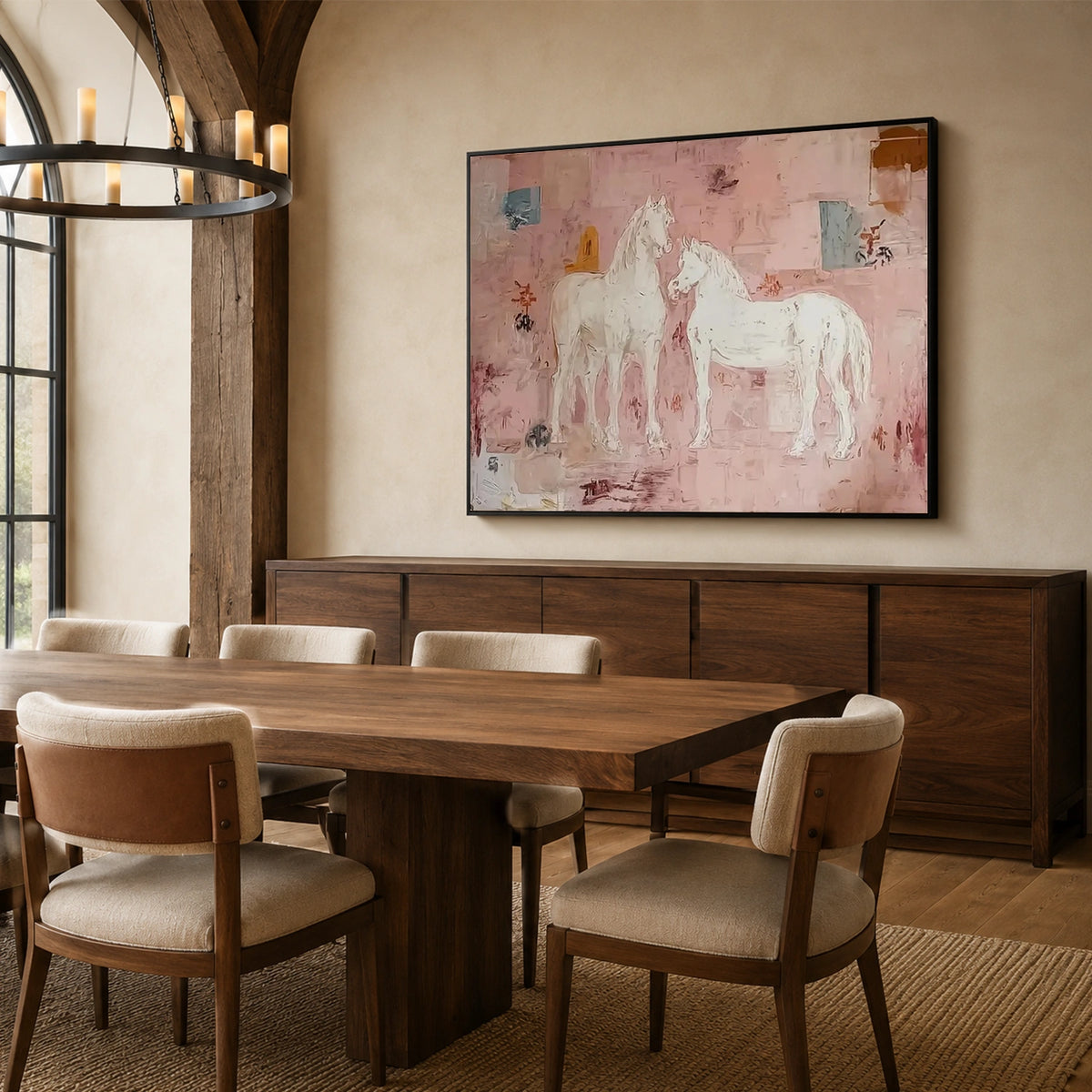 Abstract Animal Horse Wall Art #AL222