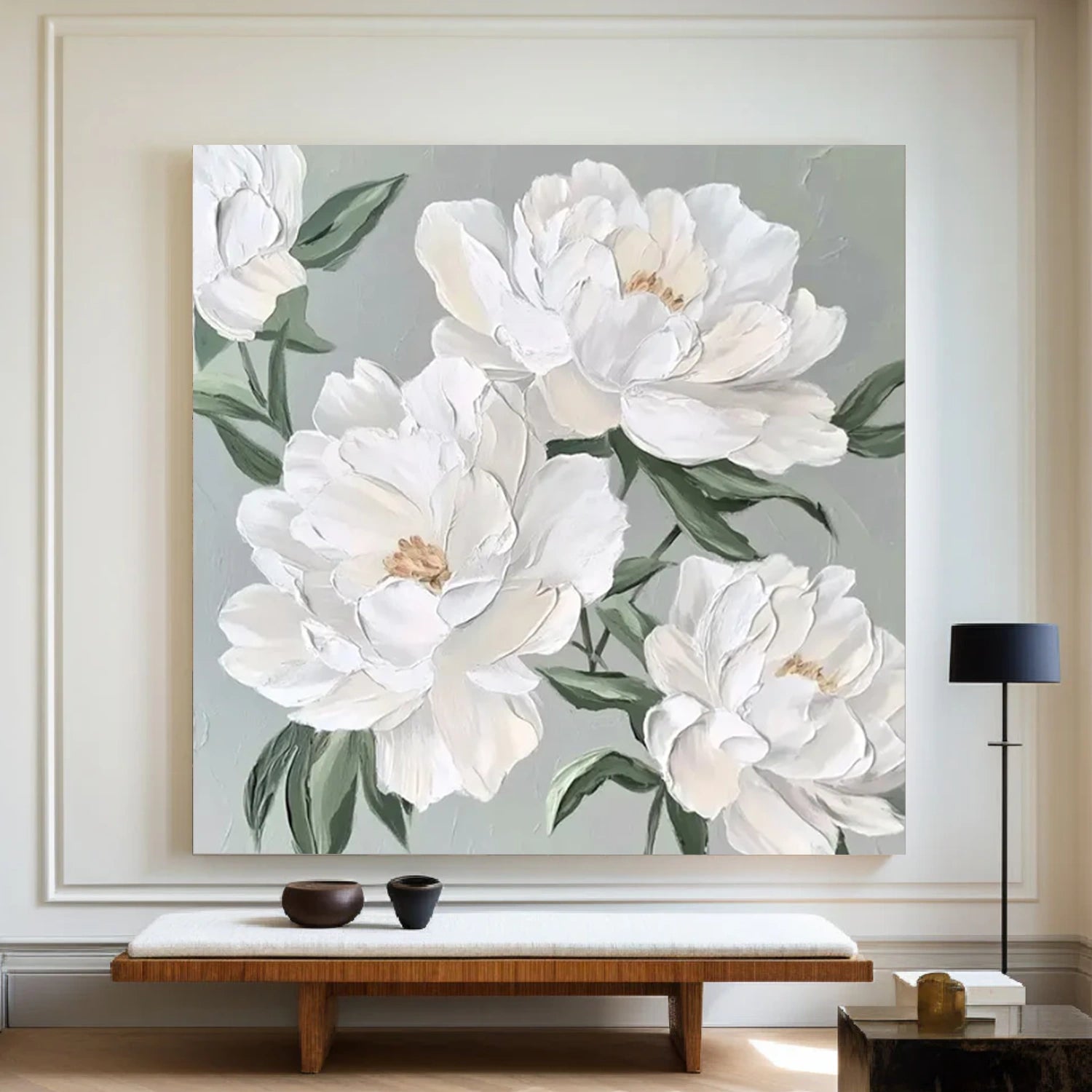 Flower & Tree Abstract Textured Wall Art #ML235