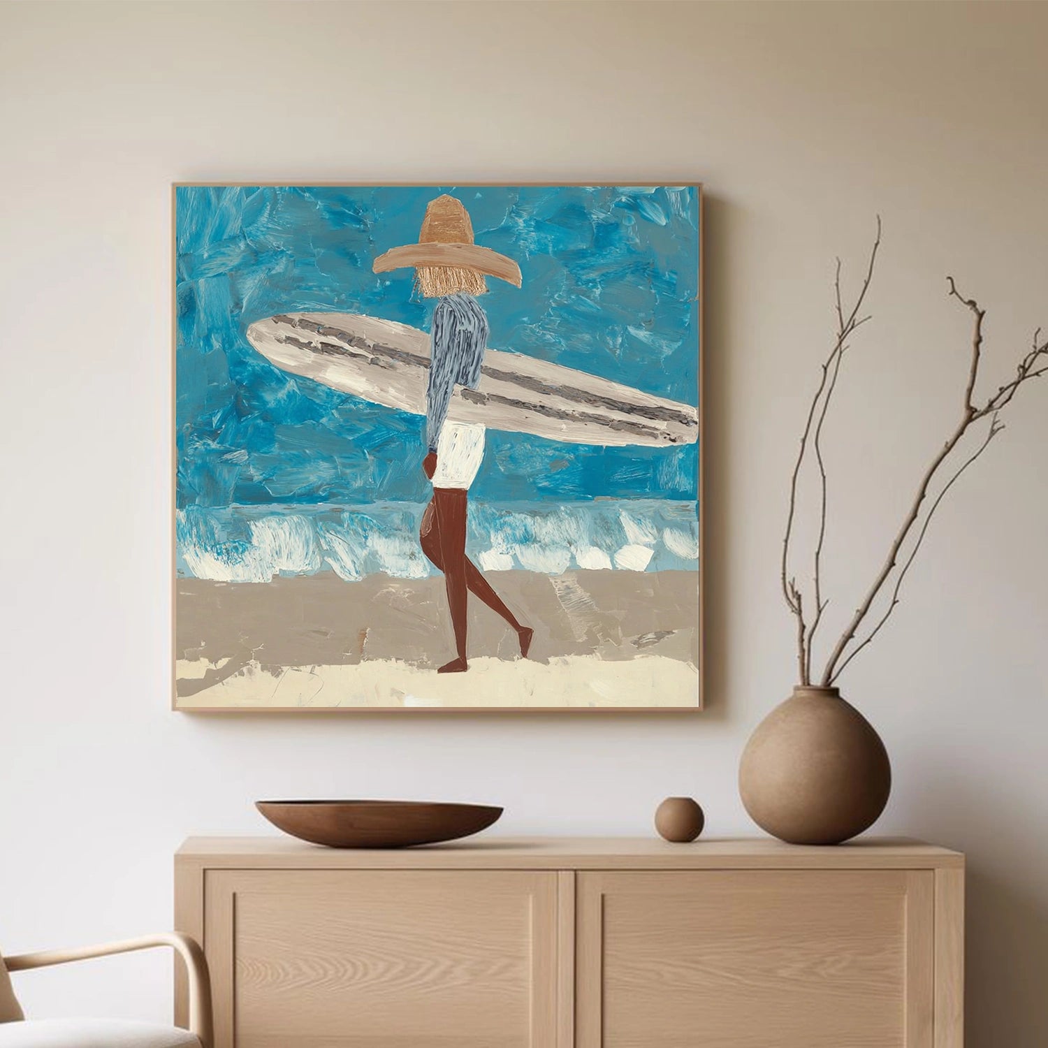 Abstract Portrait Wall Art #AP099