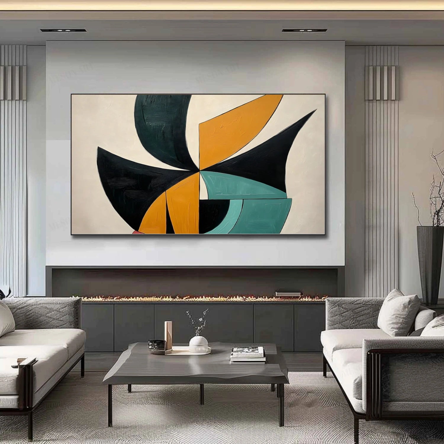 Abstract Canvas Art #WS740