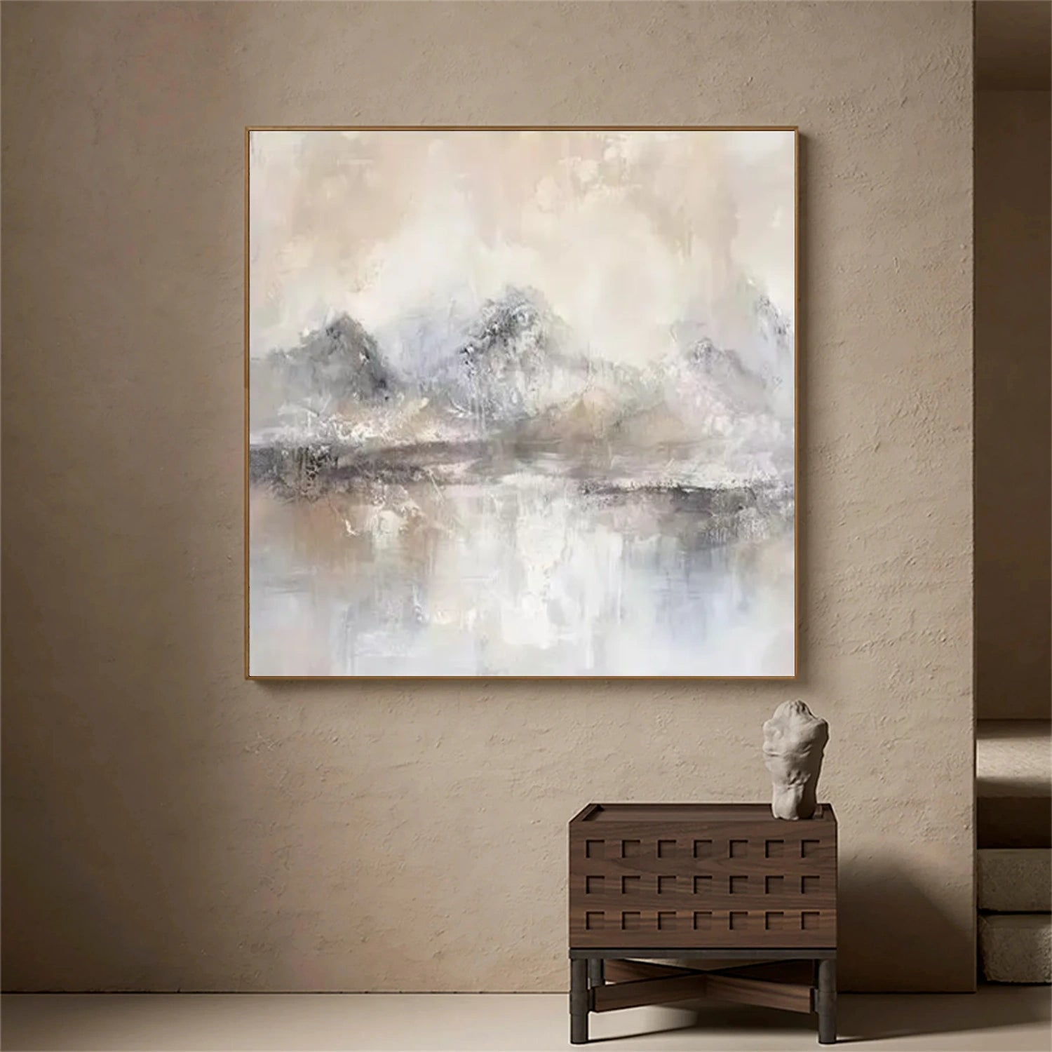 Abstract Mountain Canvas Art #MM270