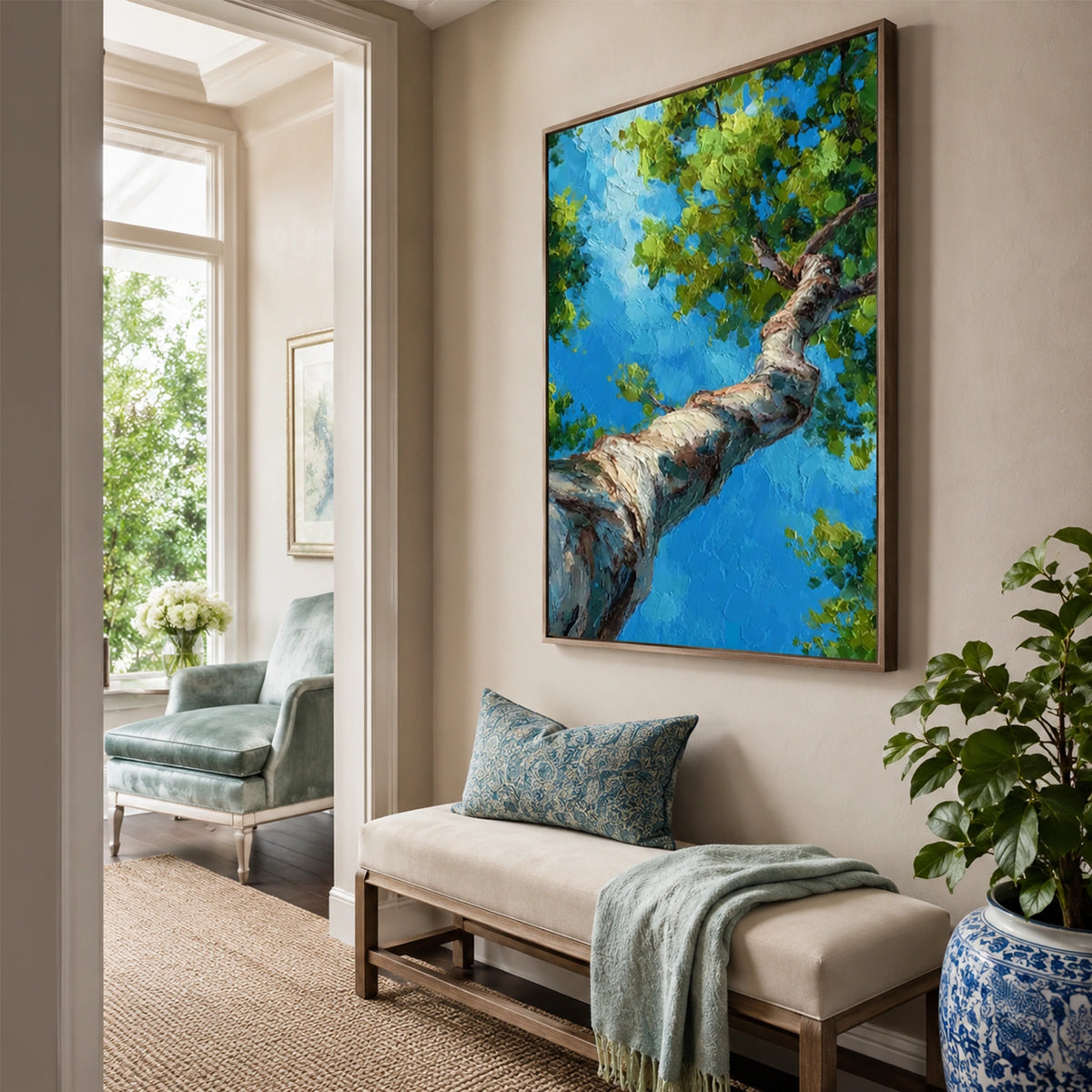 Flower & Tree Abstract Wall Art #ML291