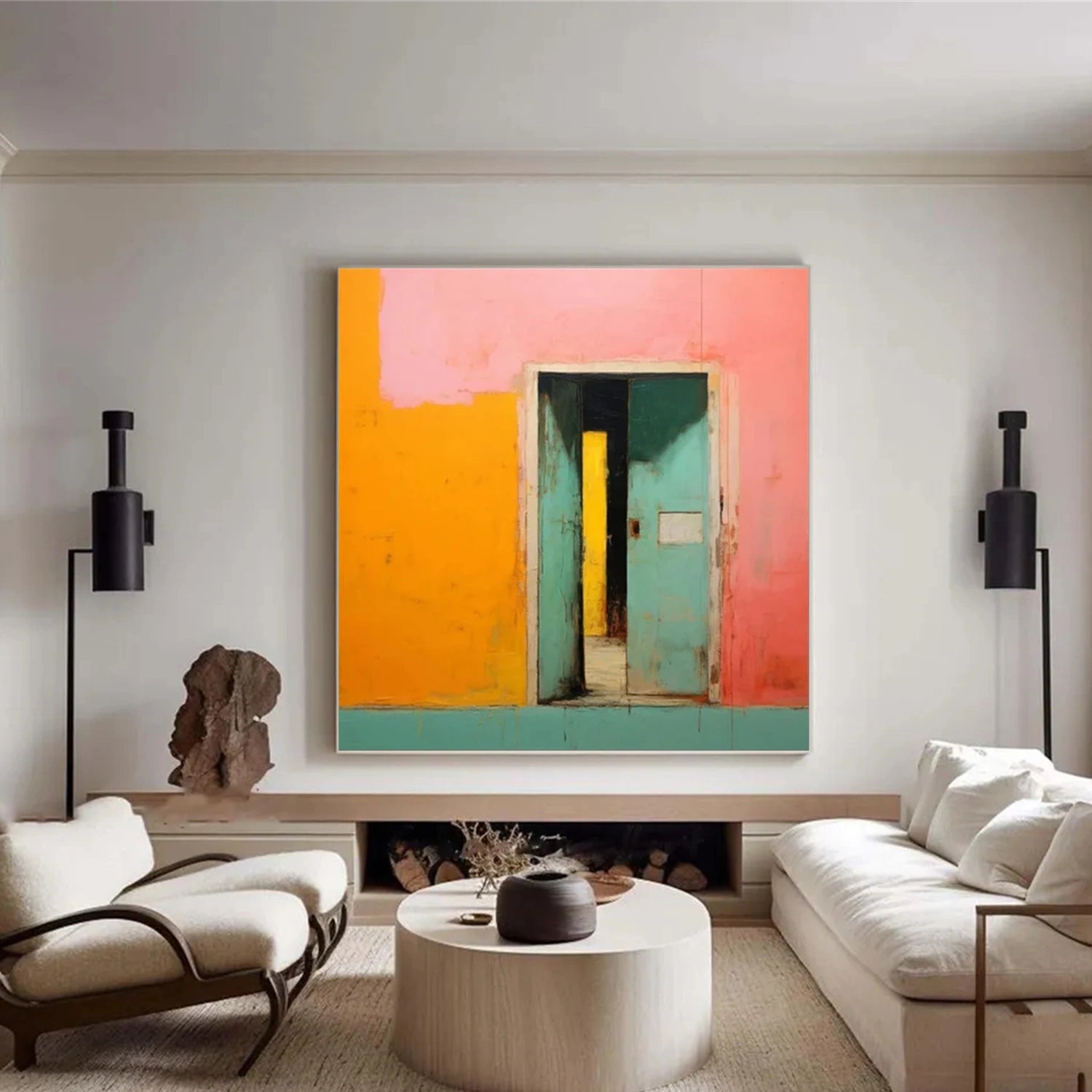 Abstract Canvas Art #WS831