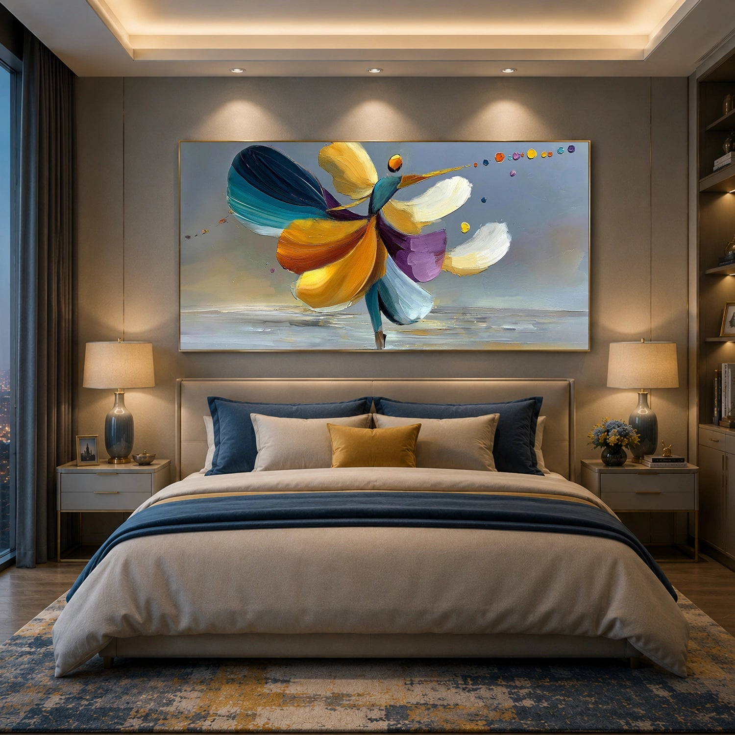 Abstract Portrait Wall Art #AP128