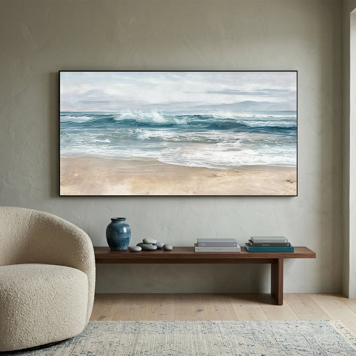 Sea & Sky Abstract Wall Art #MS306