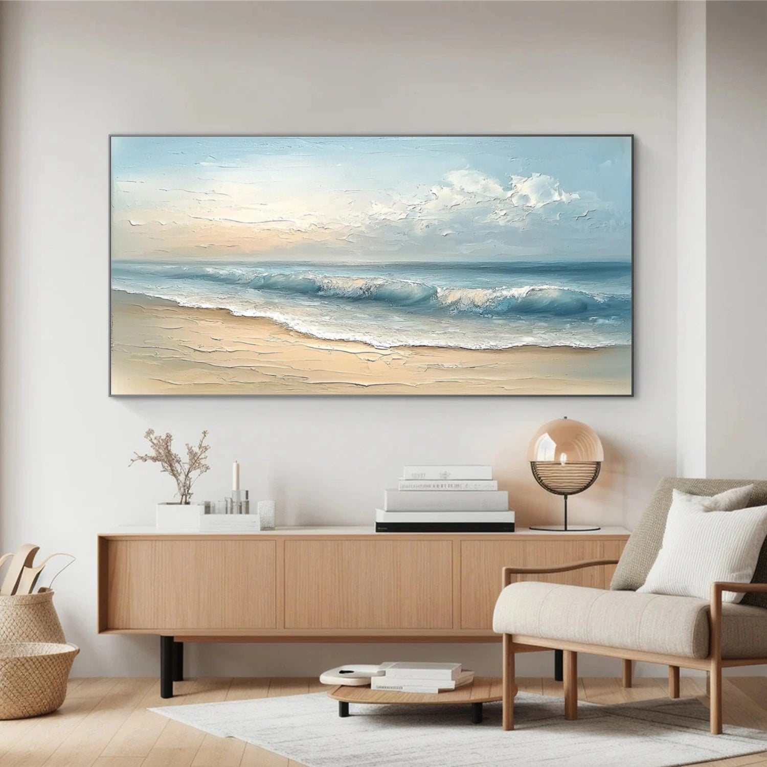 Sea & Sky Abstract Wall Art #MS193