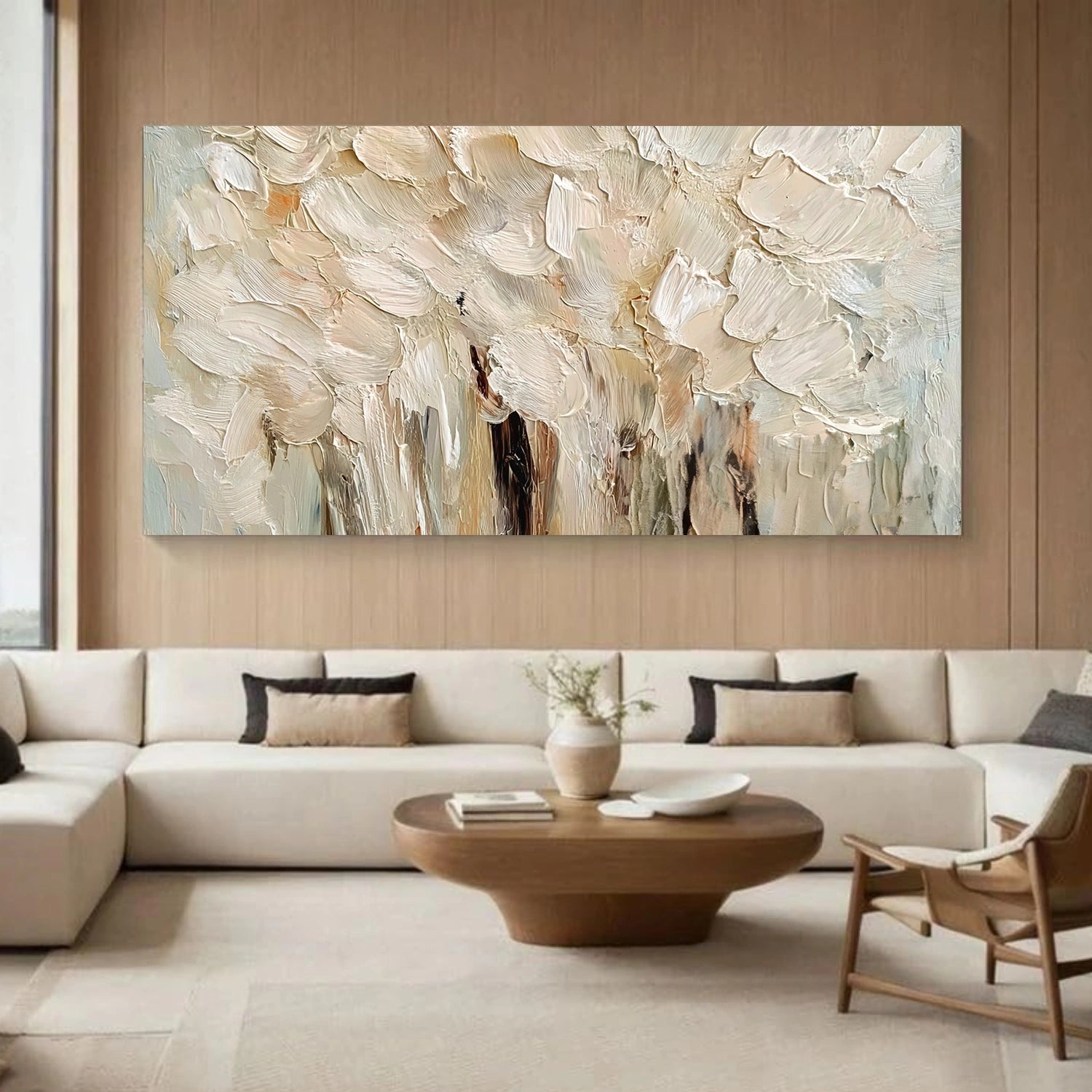 Flower & Tree Abstract Textured Wall Art #ML240