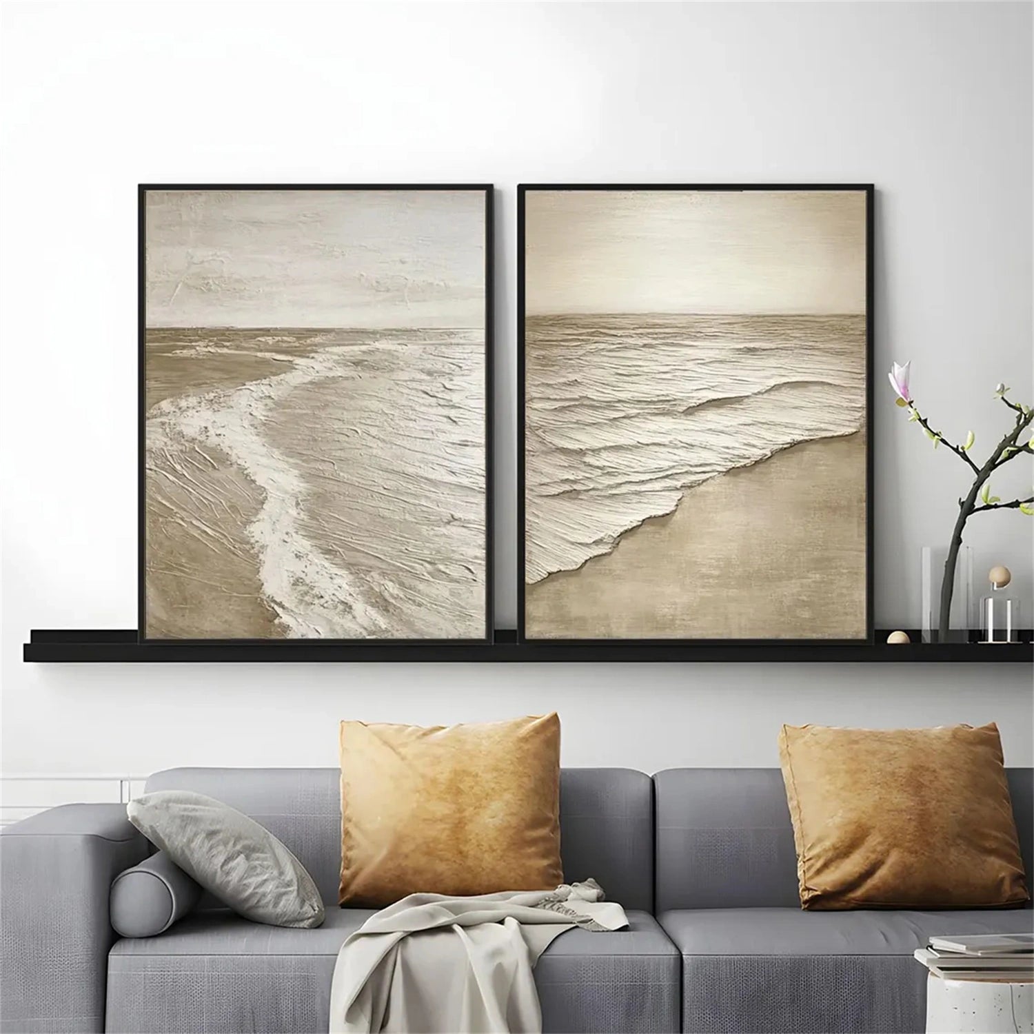 Minimalist Sea & Sky Art Set of 2 #MS081