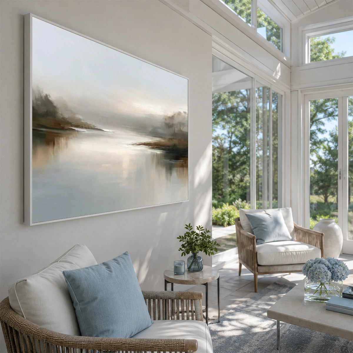 Sea & Sky Abstract Wall Art #MS379