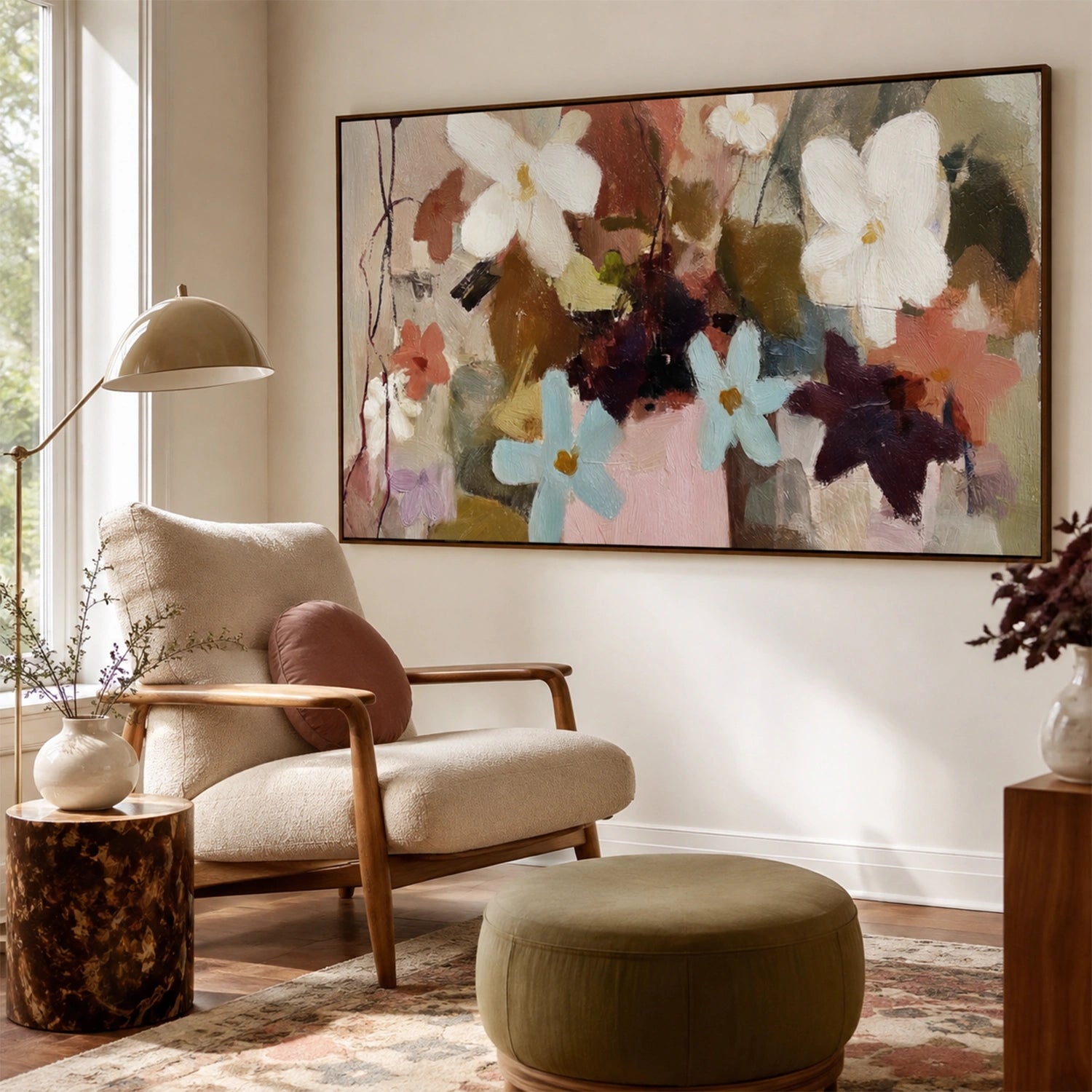 Flower & Tree Abstract Wall Art #ML271