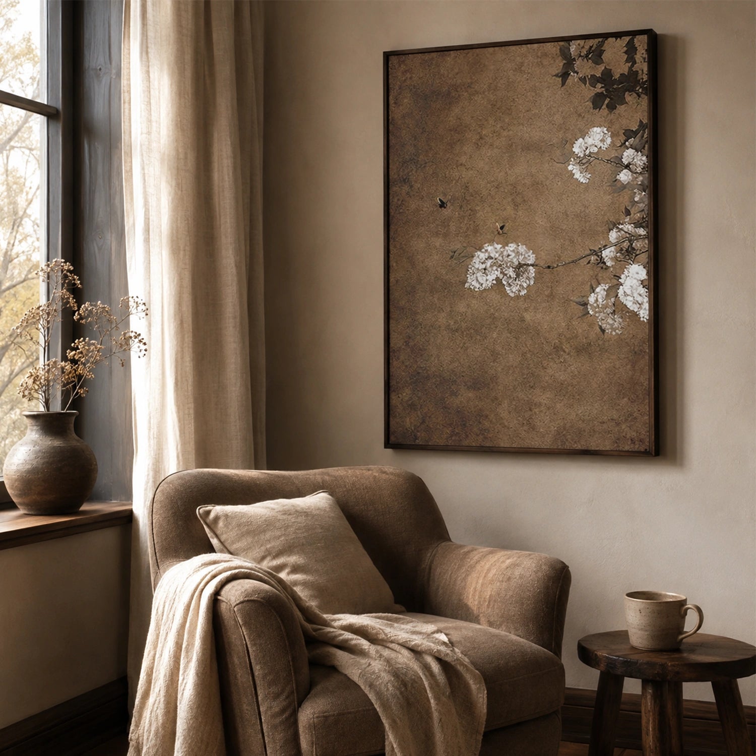 Flower & Tree Abstract Wall Art #ML281