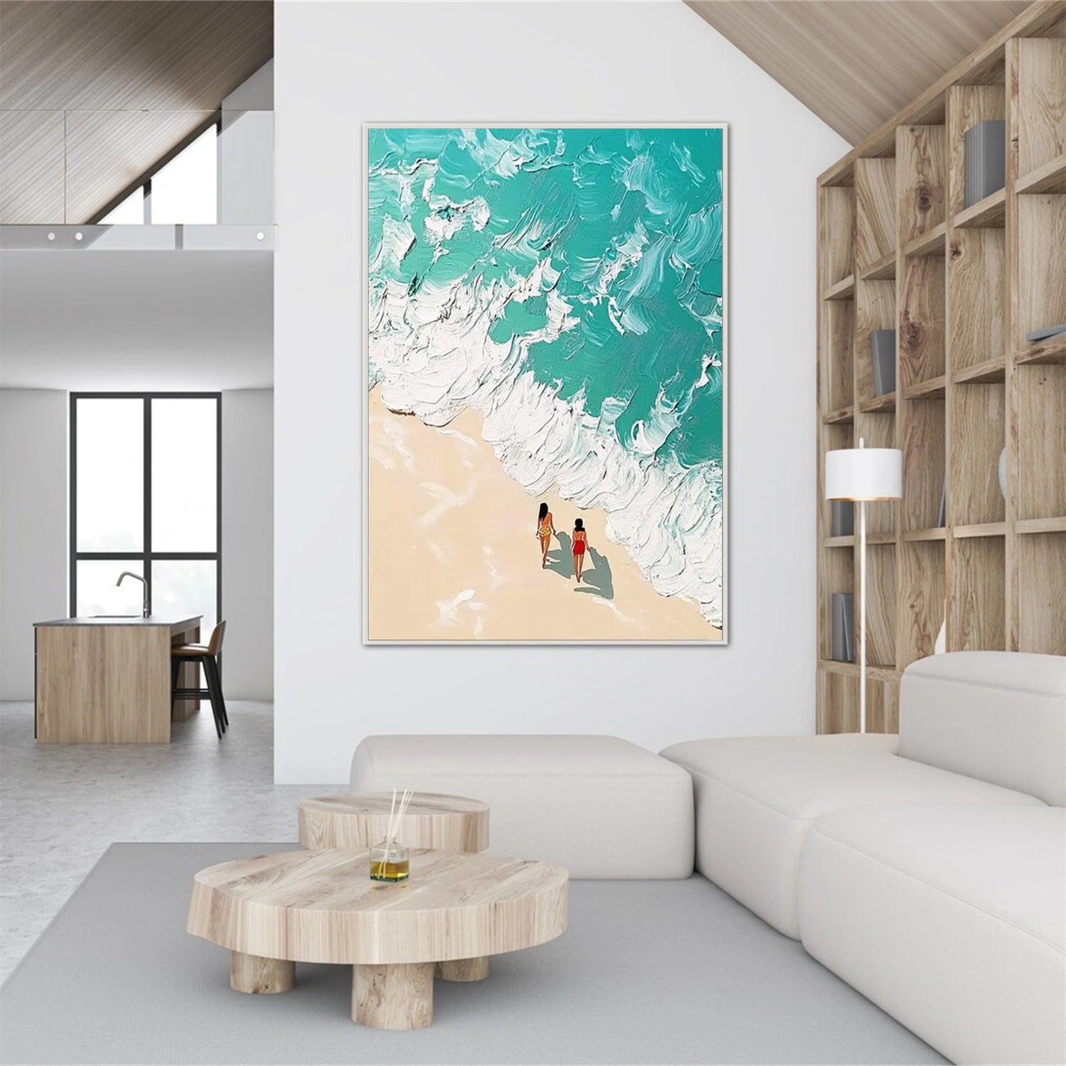 Swimming Sport Textured Wall Art #SA016