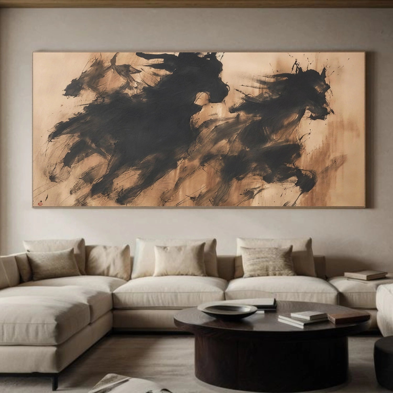 Abstract Animal Horse Wall Art #AL173