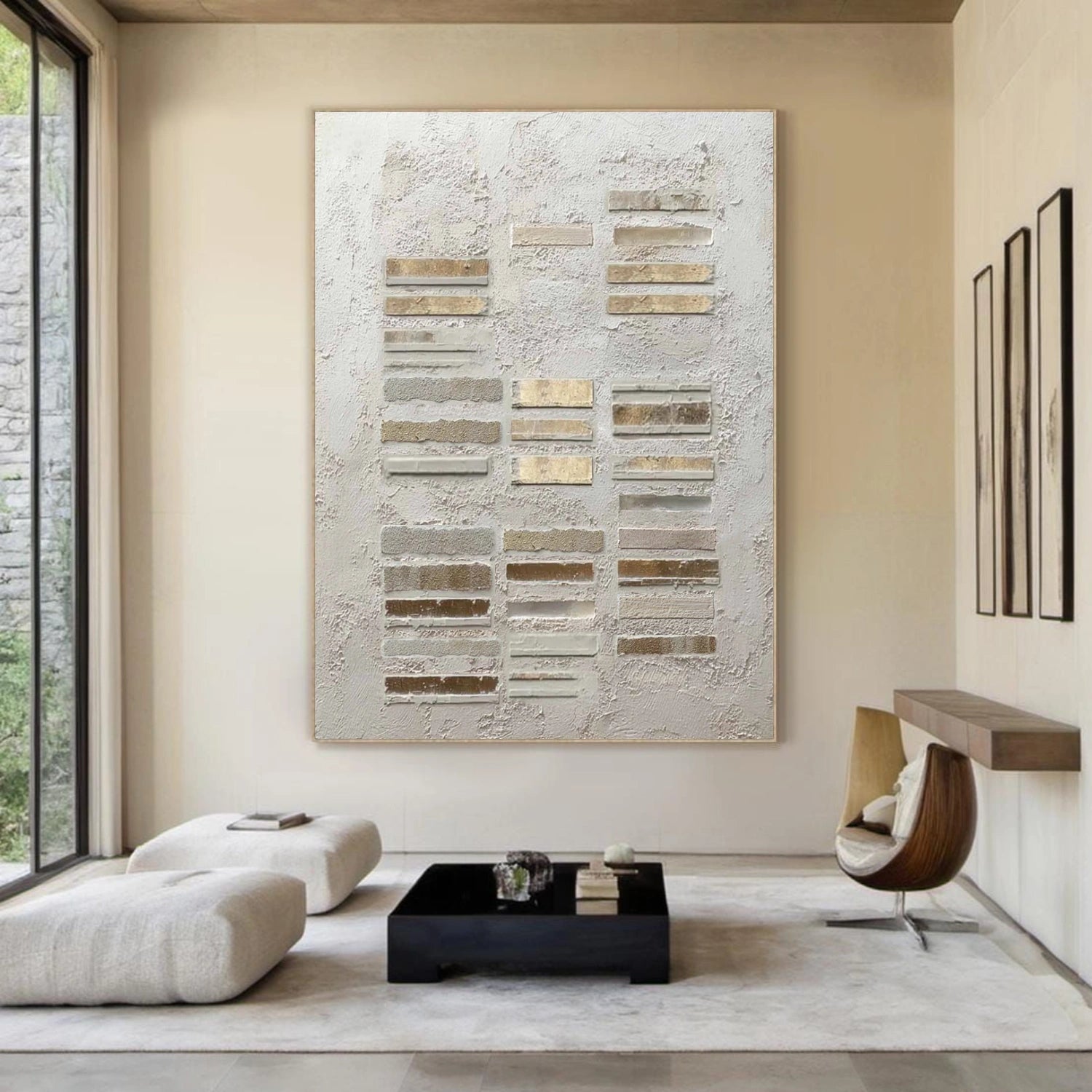 Wabi Sabi Textured Canvas Art #WS933