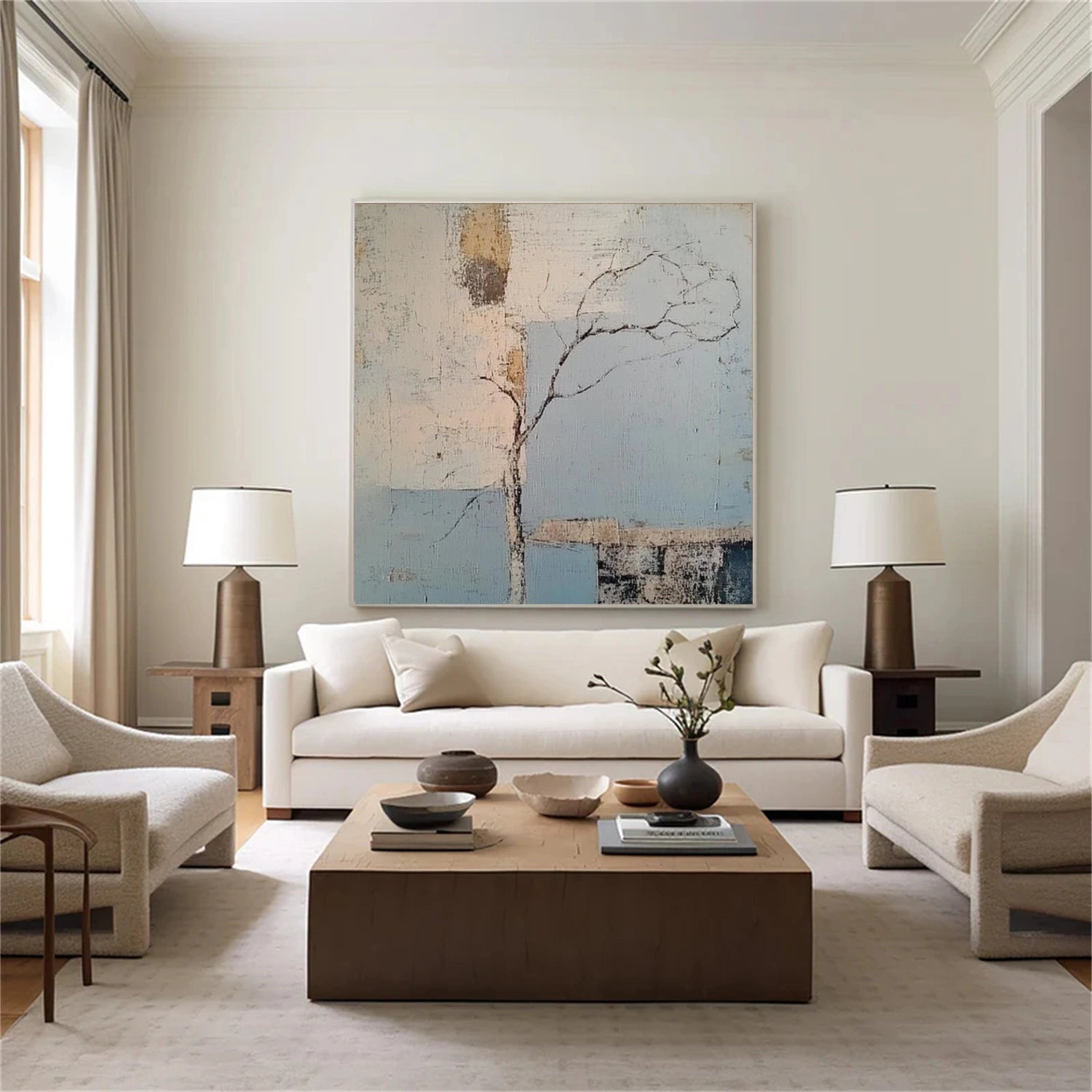 Flower & Tree Abstract Wall Art #ML164