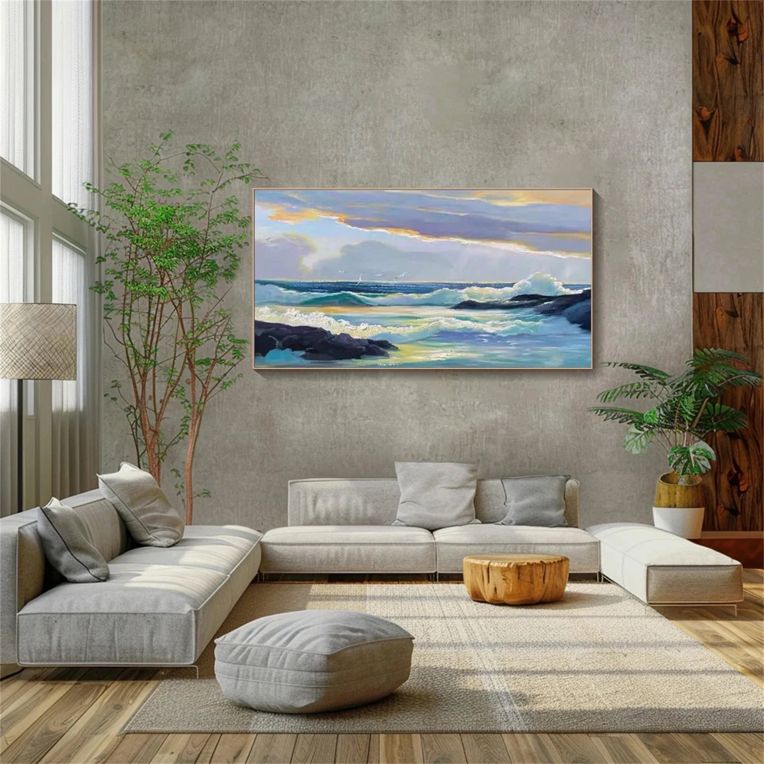 Sea & Sky Abstract Wall Art #MS158