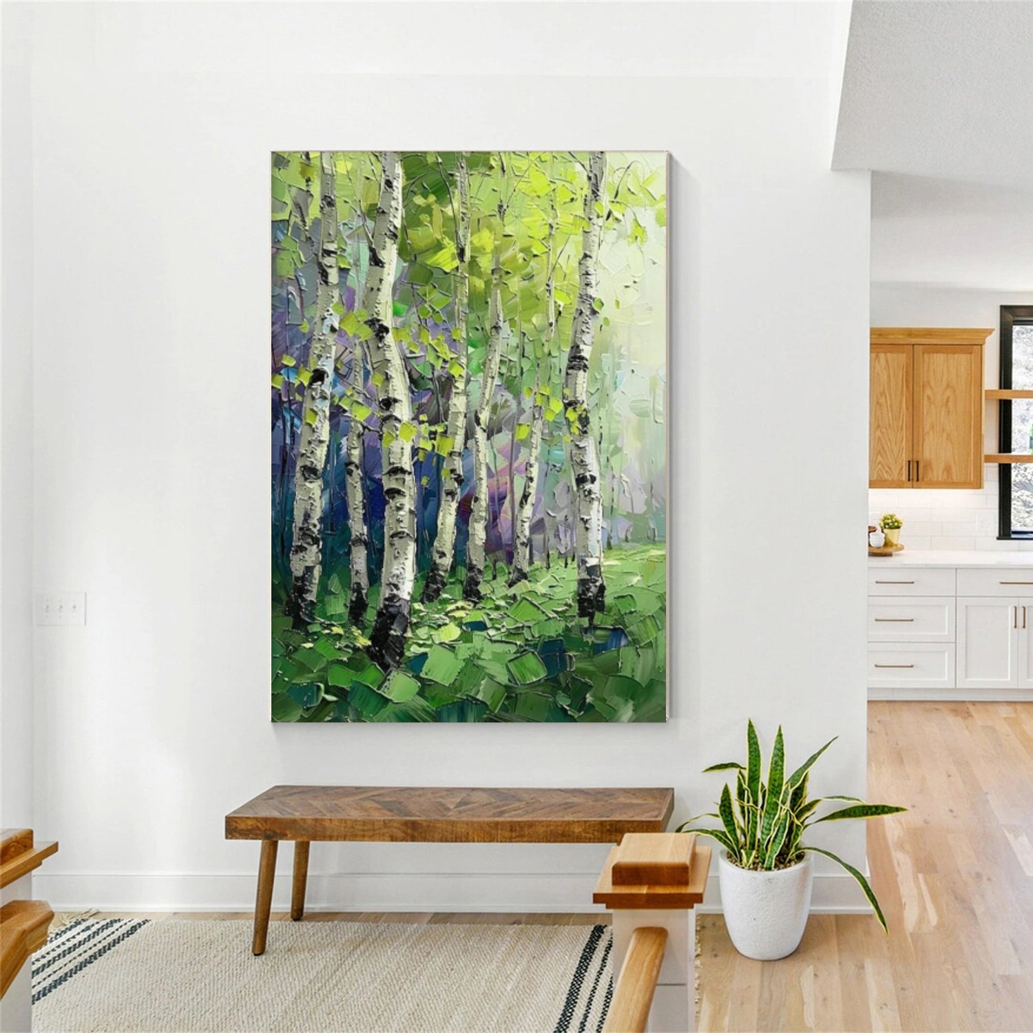 Flower & Tree Abstract Wall Art #ML223