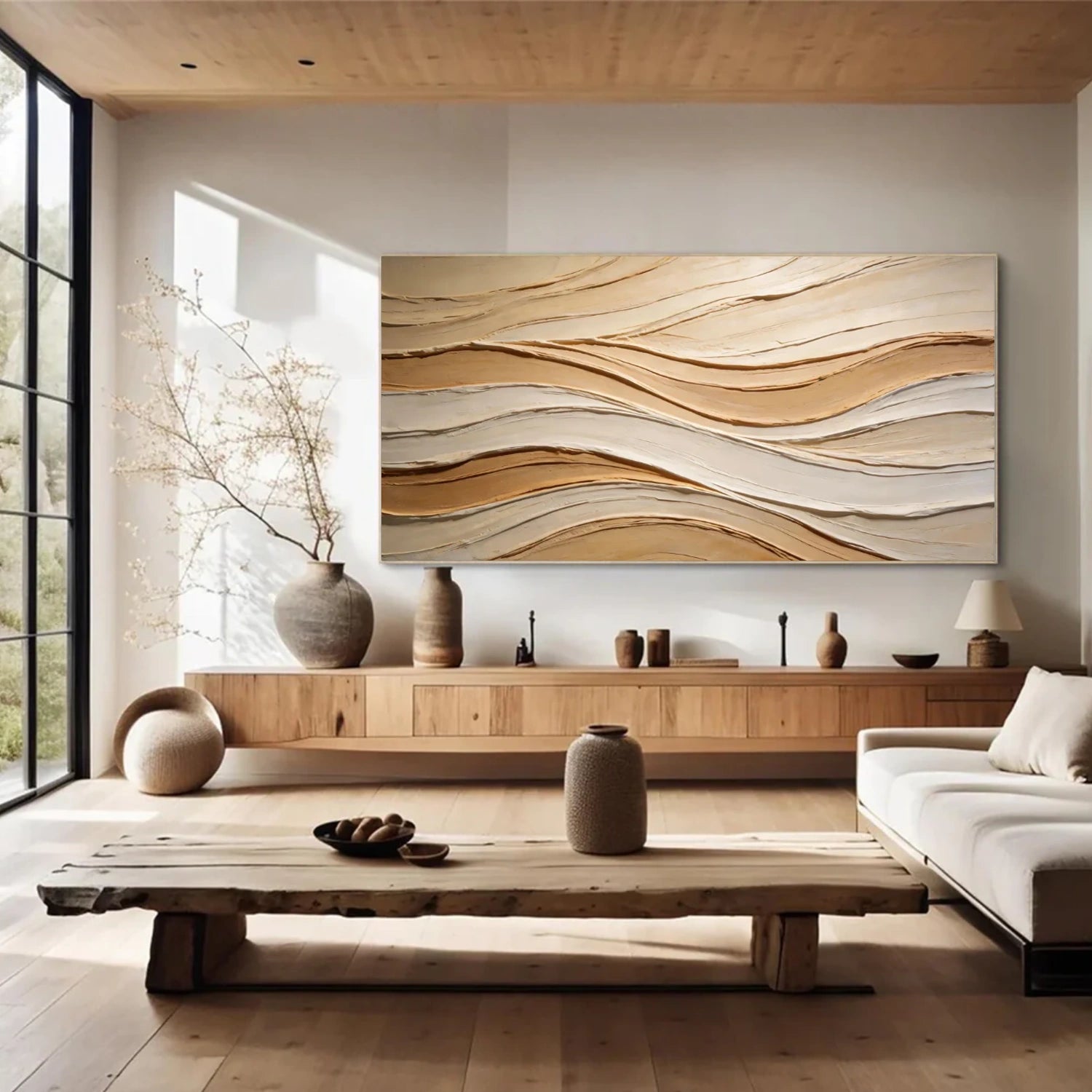 Minimalist Textured Canvas Art #MM371