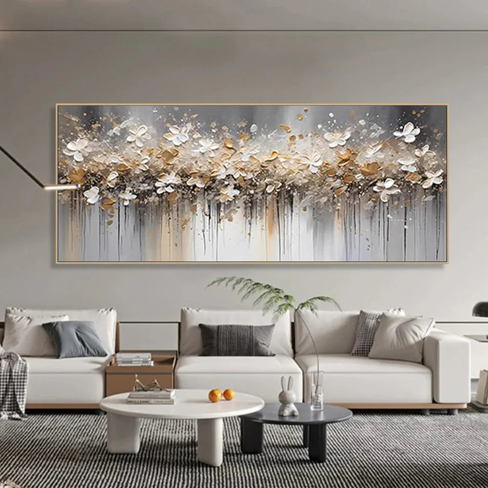 Flower & Tree Abstract Textured Wall Art #ML100