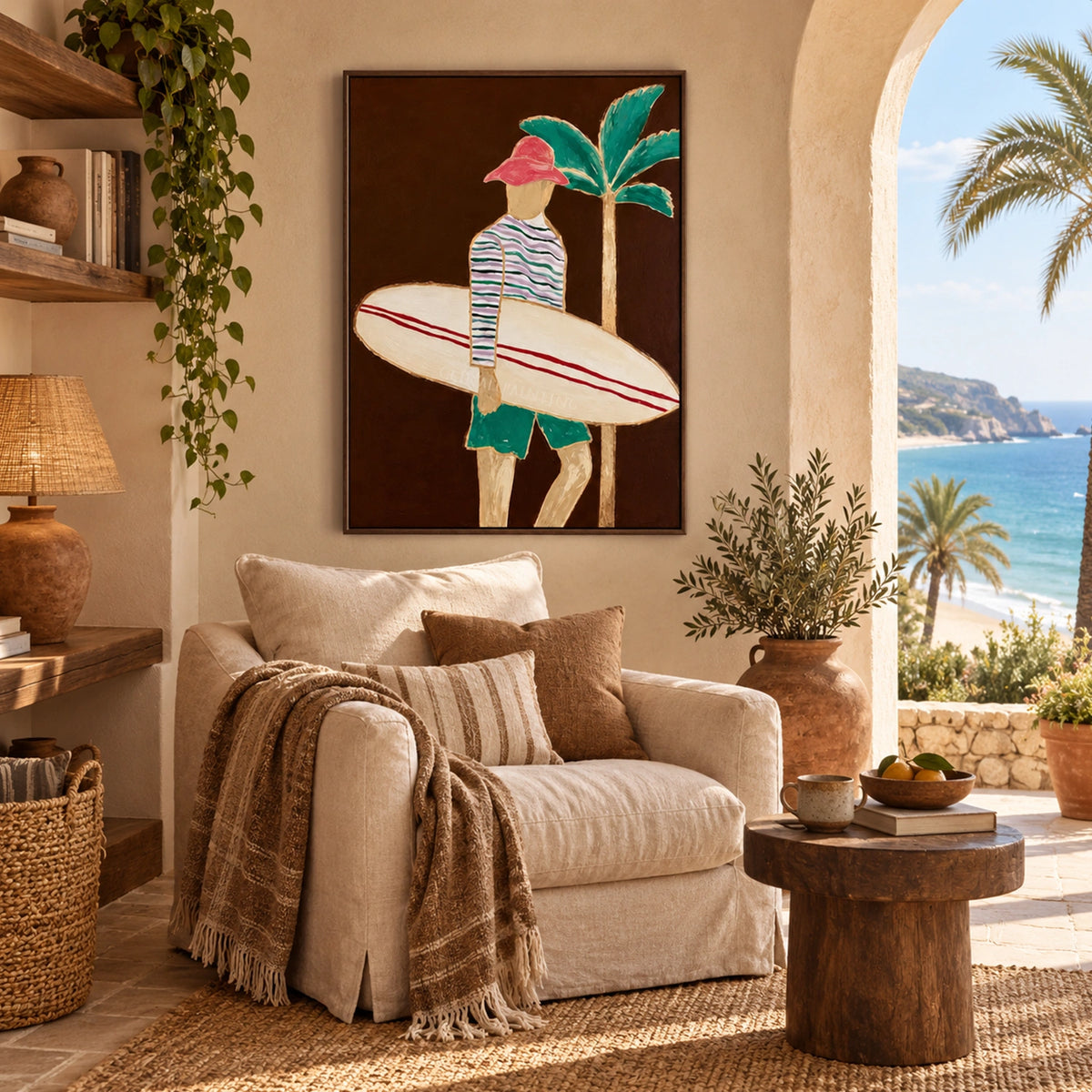 Abstract Portrait Wall Art #AP145
