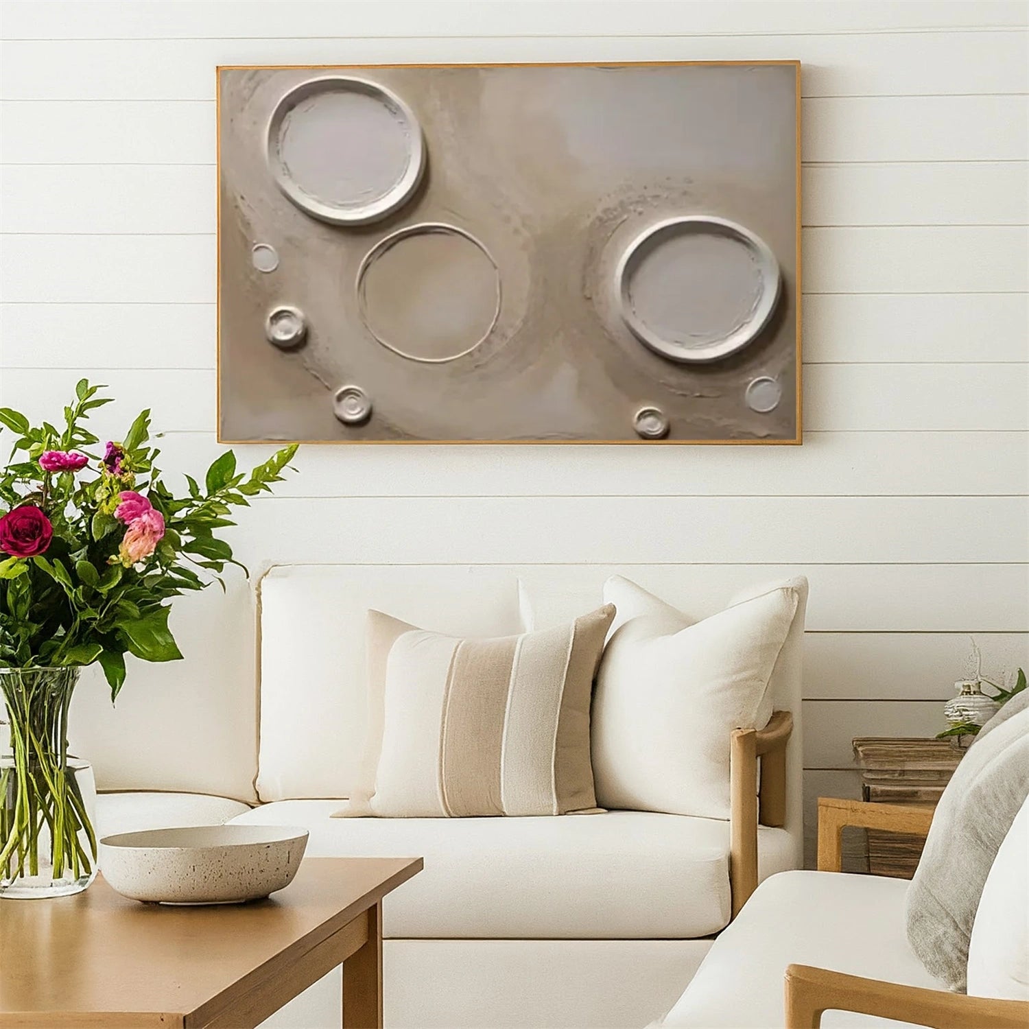 Minimalist Textured Canvas Art Set of 3 #MM308