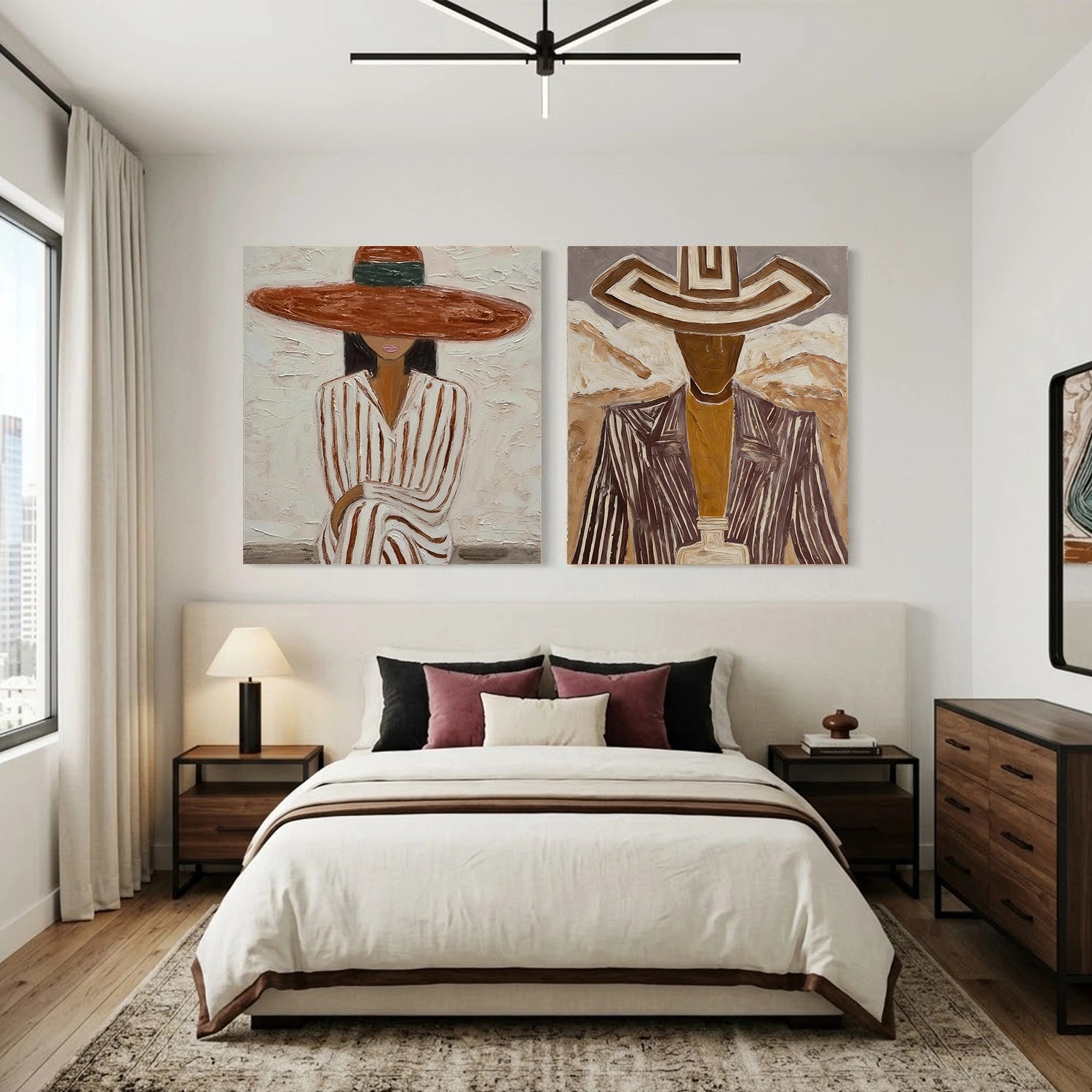 Vintage Americana Art Set of 2 #VA027