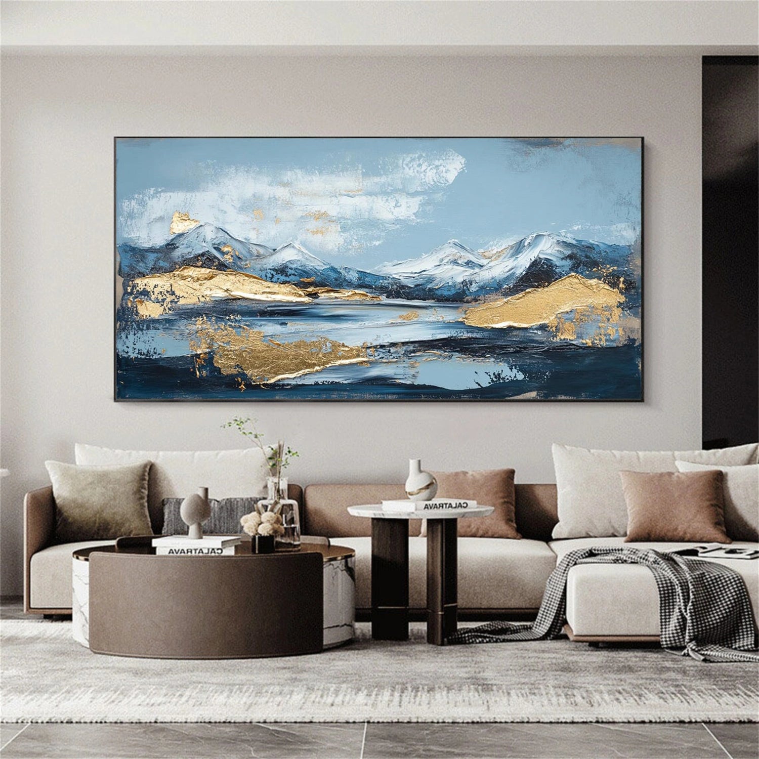 Minimalist Mountain Canvas Art #MM387